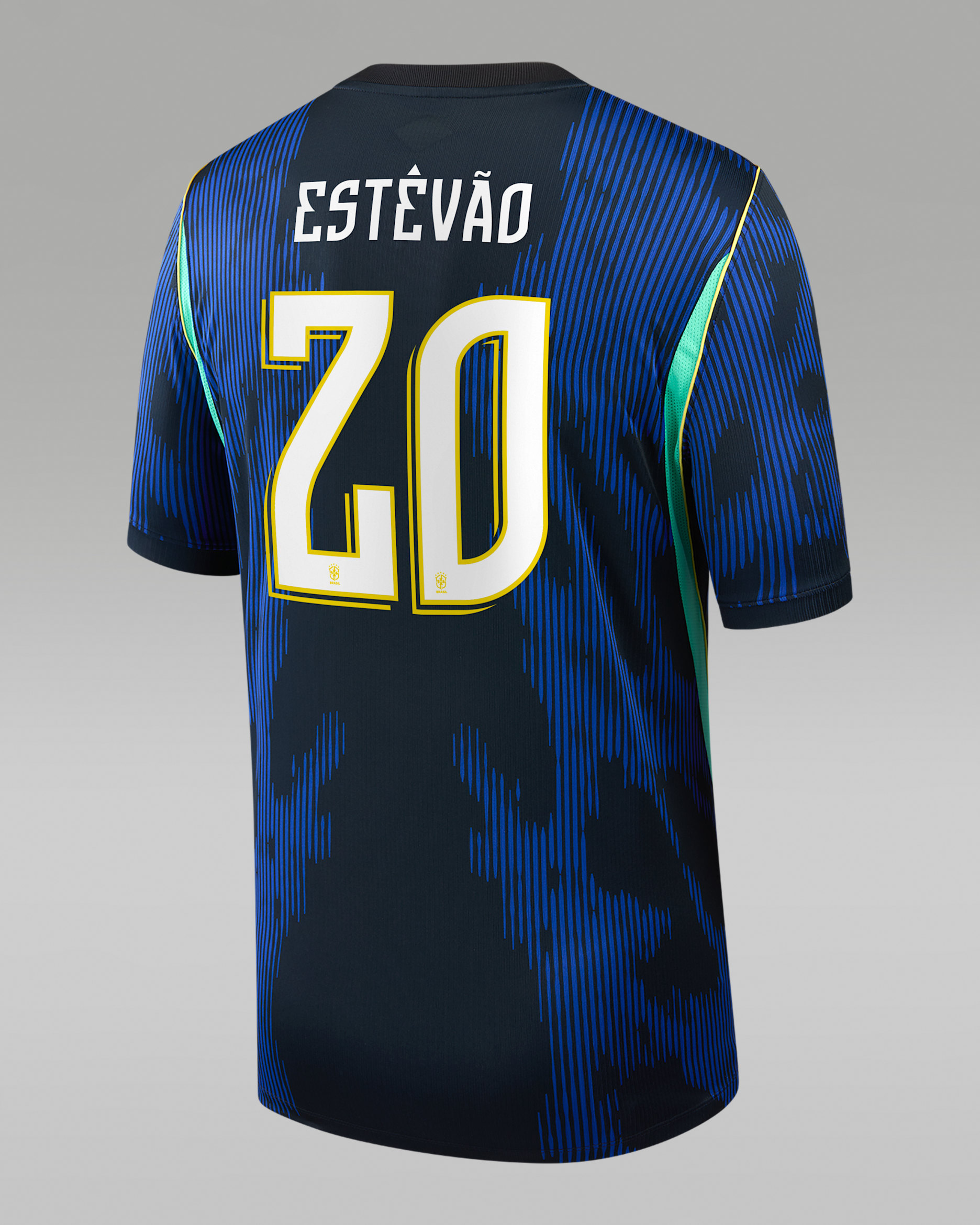 Estêvão Brazil National Team 2026 Stadium Away Men's Nike Dri-FIT Soccer Jersey - Blue