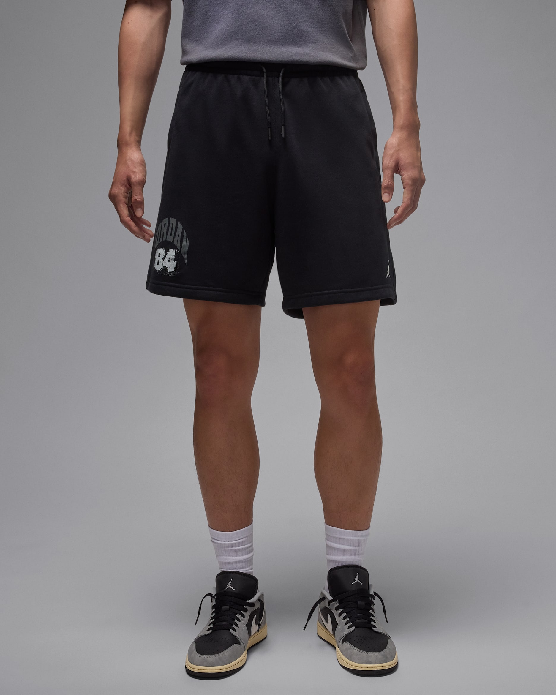 Jordan Brooklyn Pantalón corto de estilo universitario - Hombre - Negro/Sail