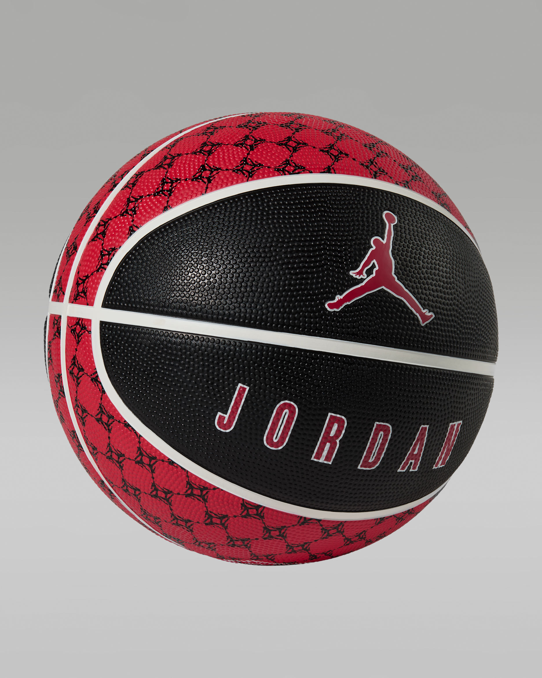 Jordan Playground Basketball - Fire Red/White