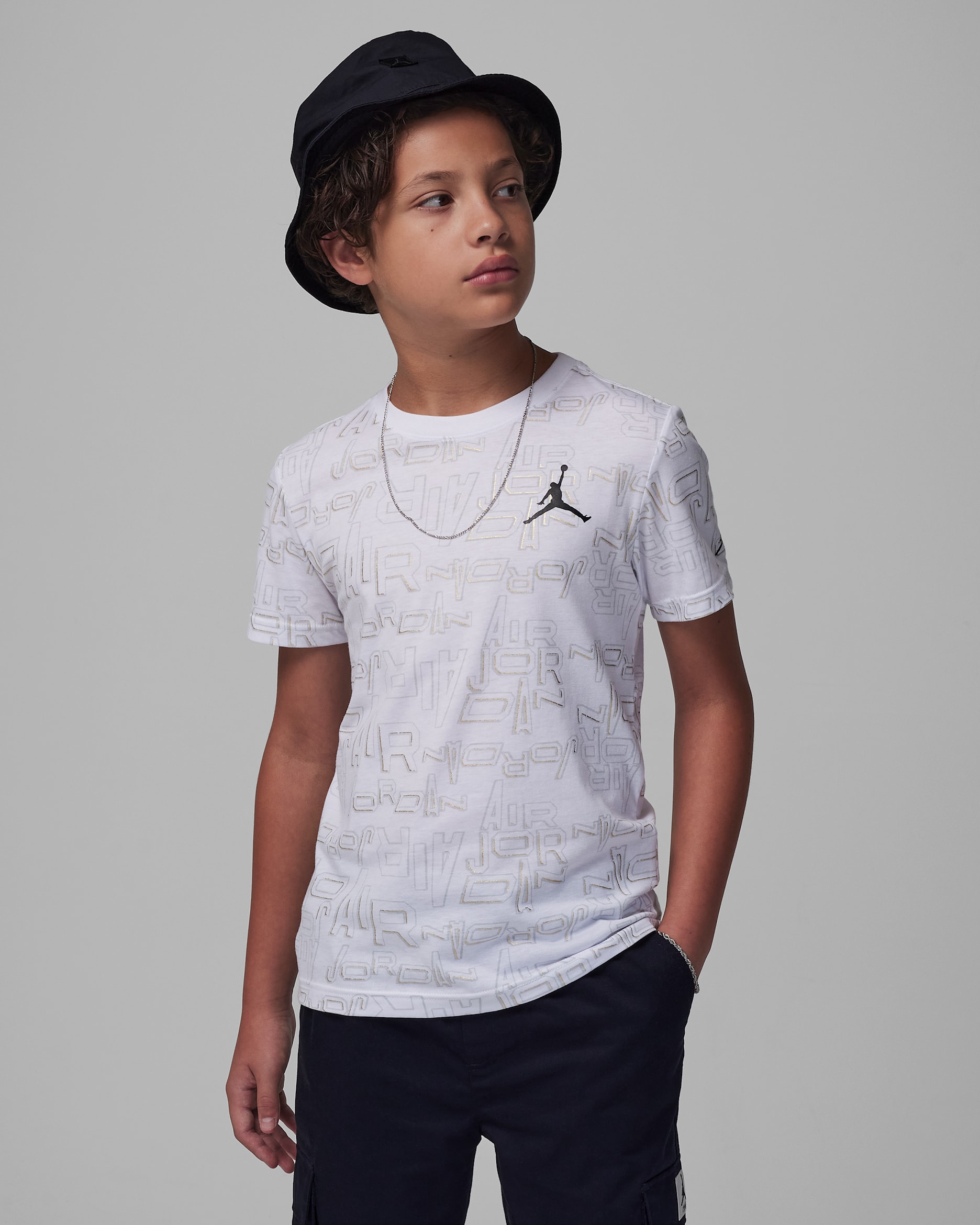 Jordan Clear Lane Tee Older Kids' T-Shirt - White