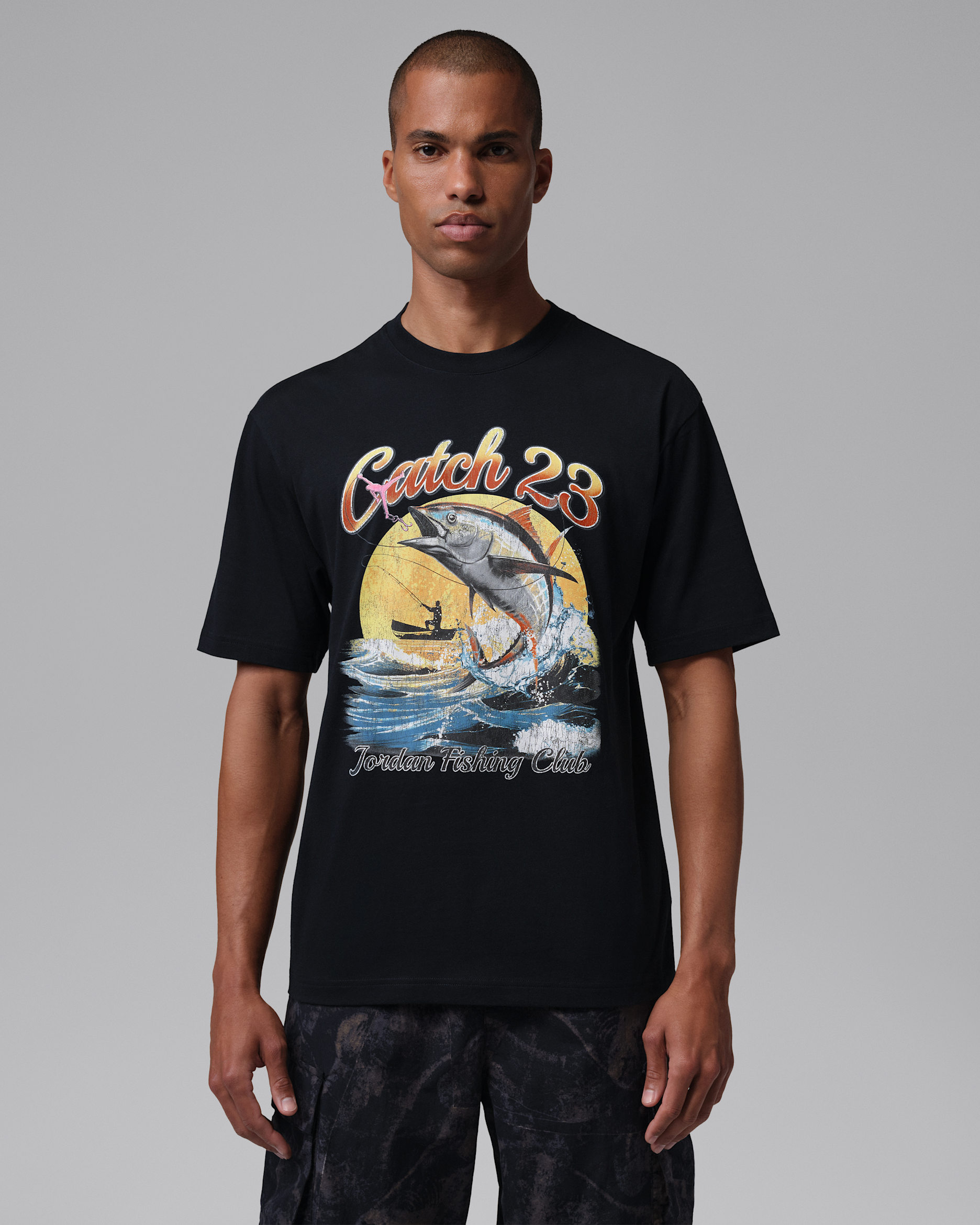 Jordan Men's Graphic T-Shirt - Black/White