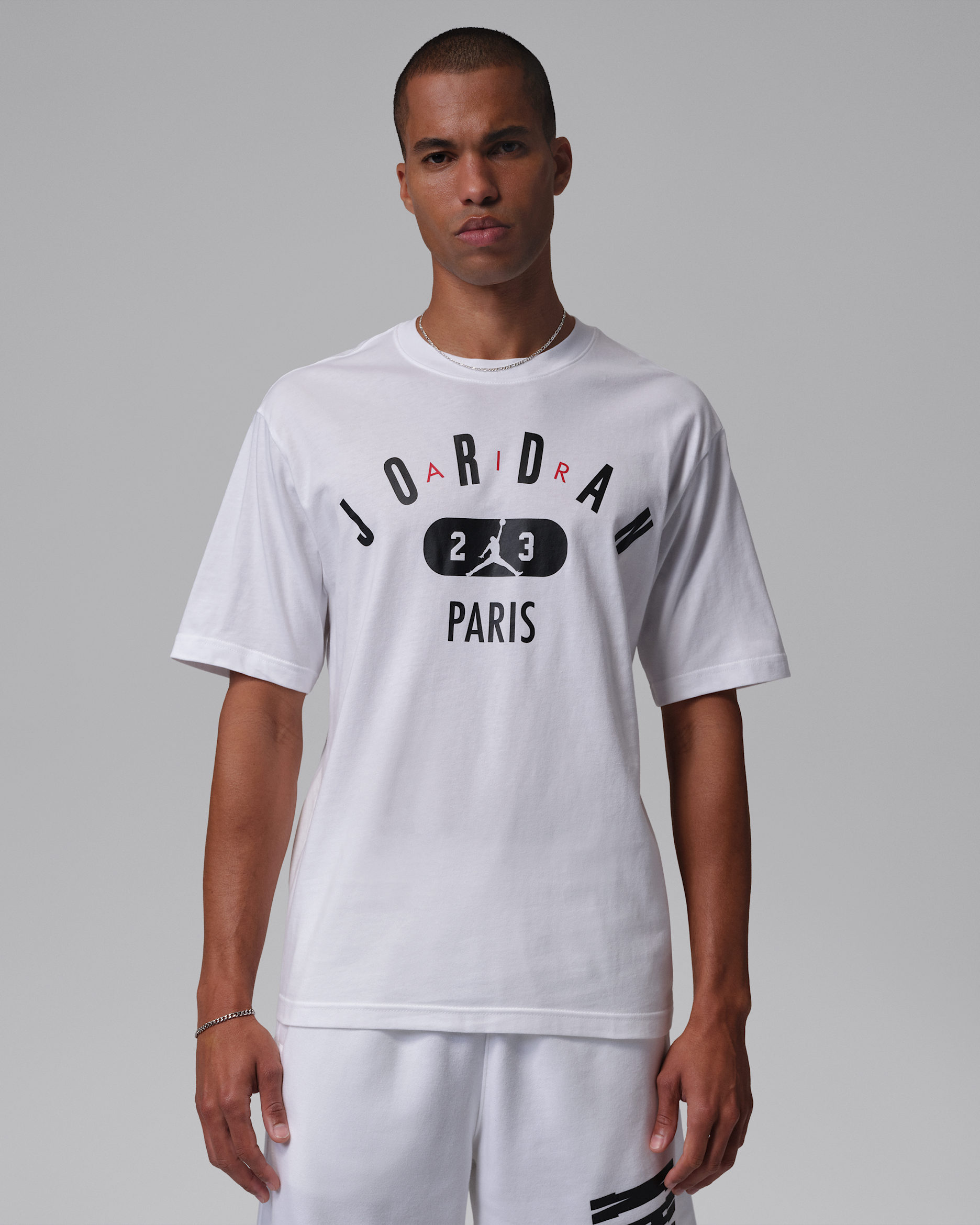 Jordan Men's Paris T-Shirt - White/Black