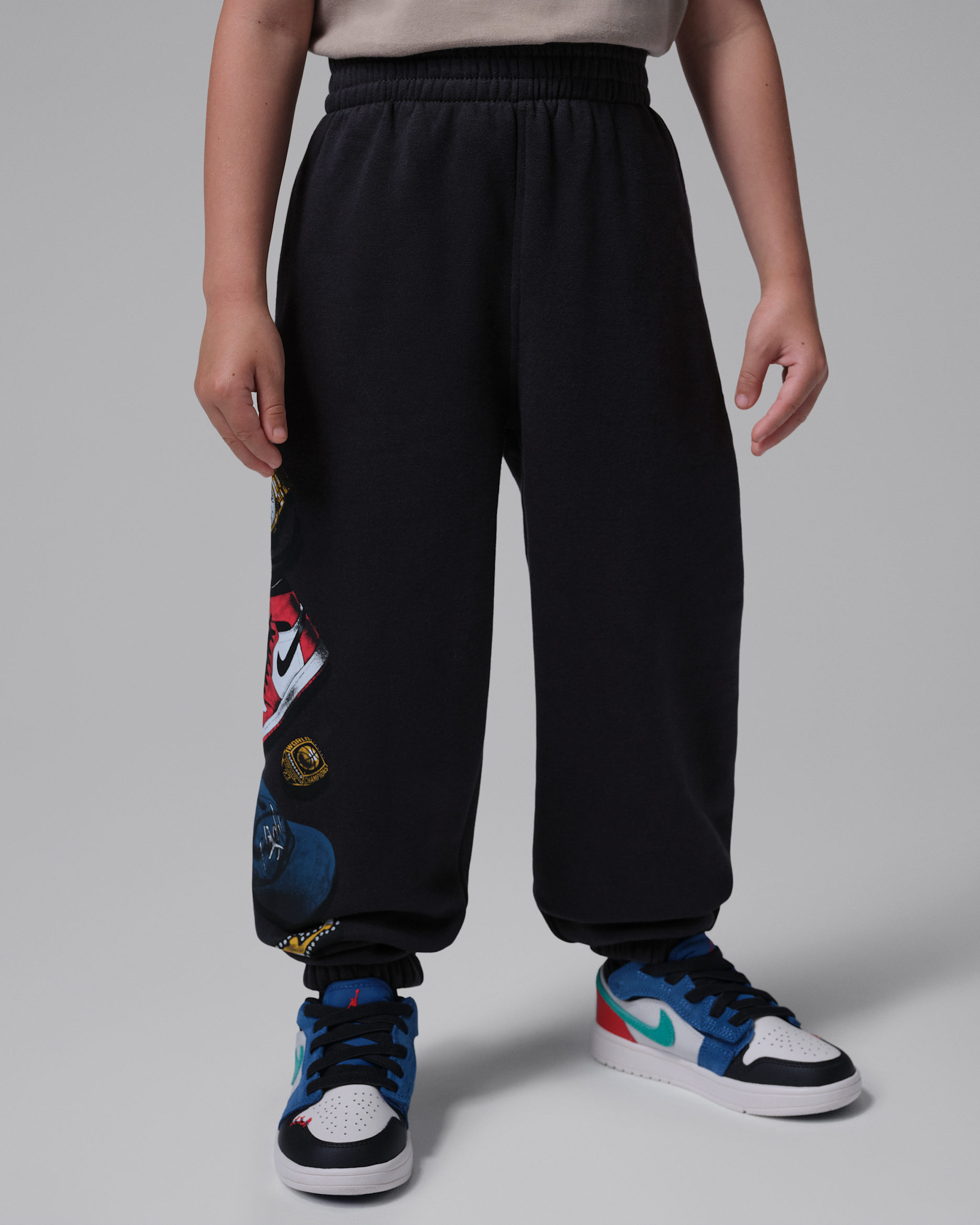 Jordan Little Kids' Mike's Flight Kit Pants - Off Noir