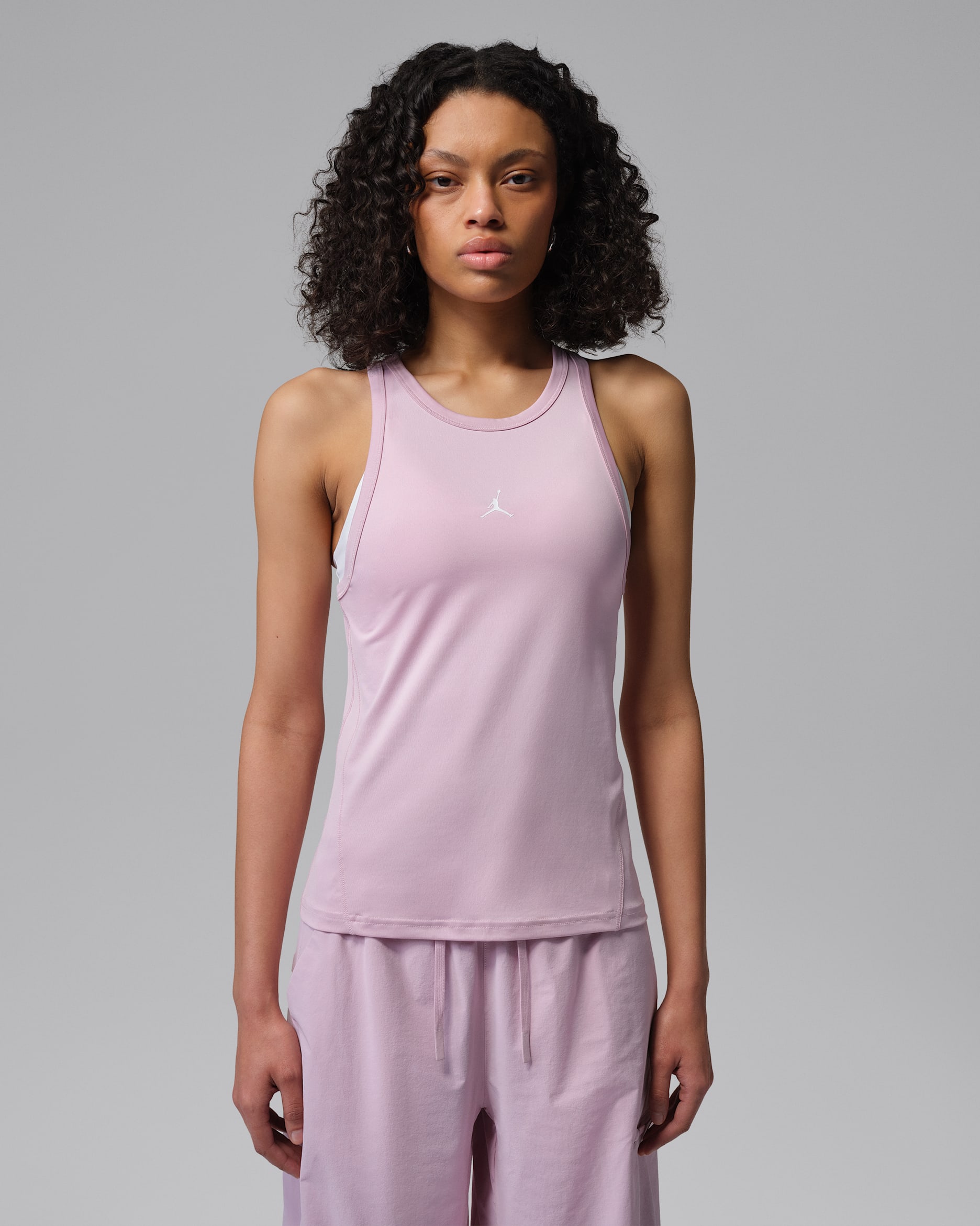 Jordan Sport Essentials Women's Dri-FIT Sleeveless Top - Iced Carmine/White