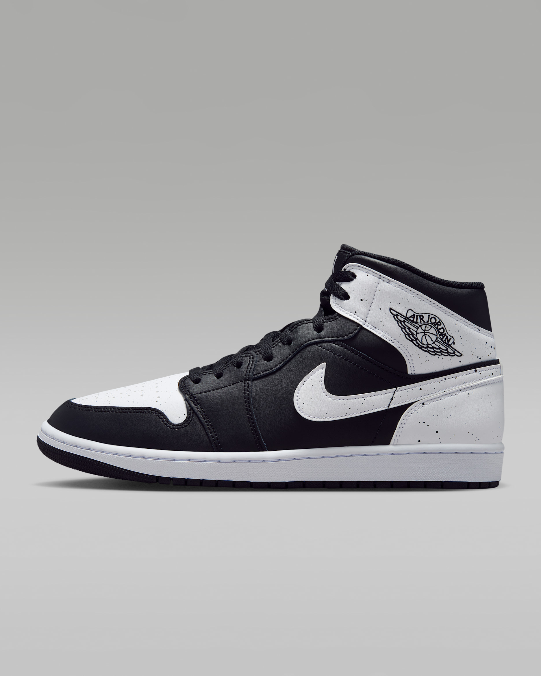 Chaussure Air Jordan 1 Mid SE pour homme - Noir/Noir/Blanc