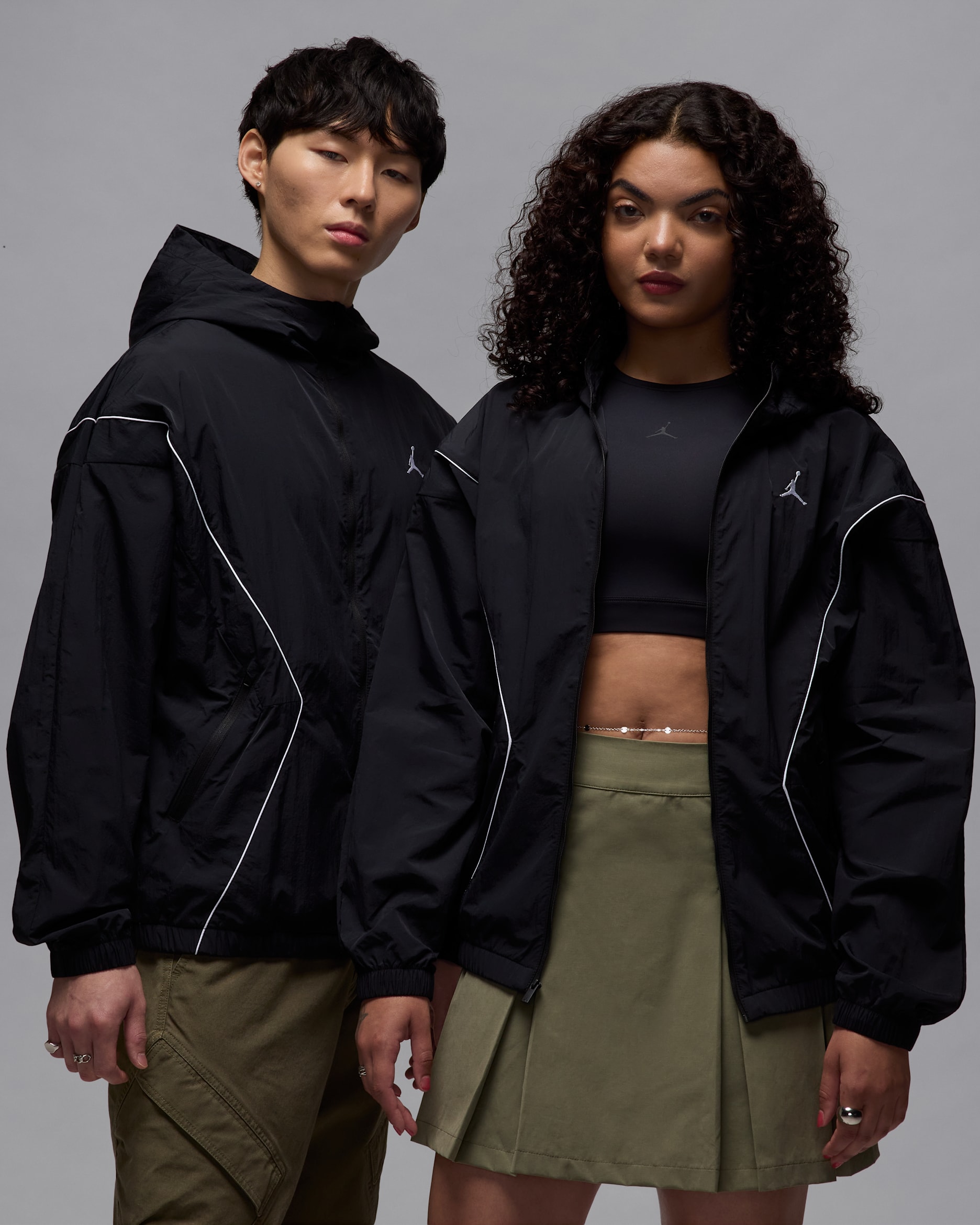 Jordan Men's Lightweight Draft Jacket - Black/Black/White