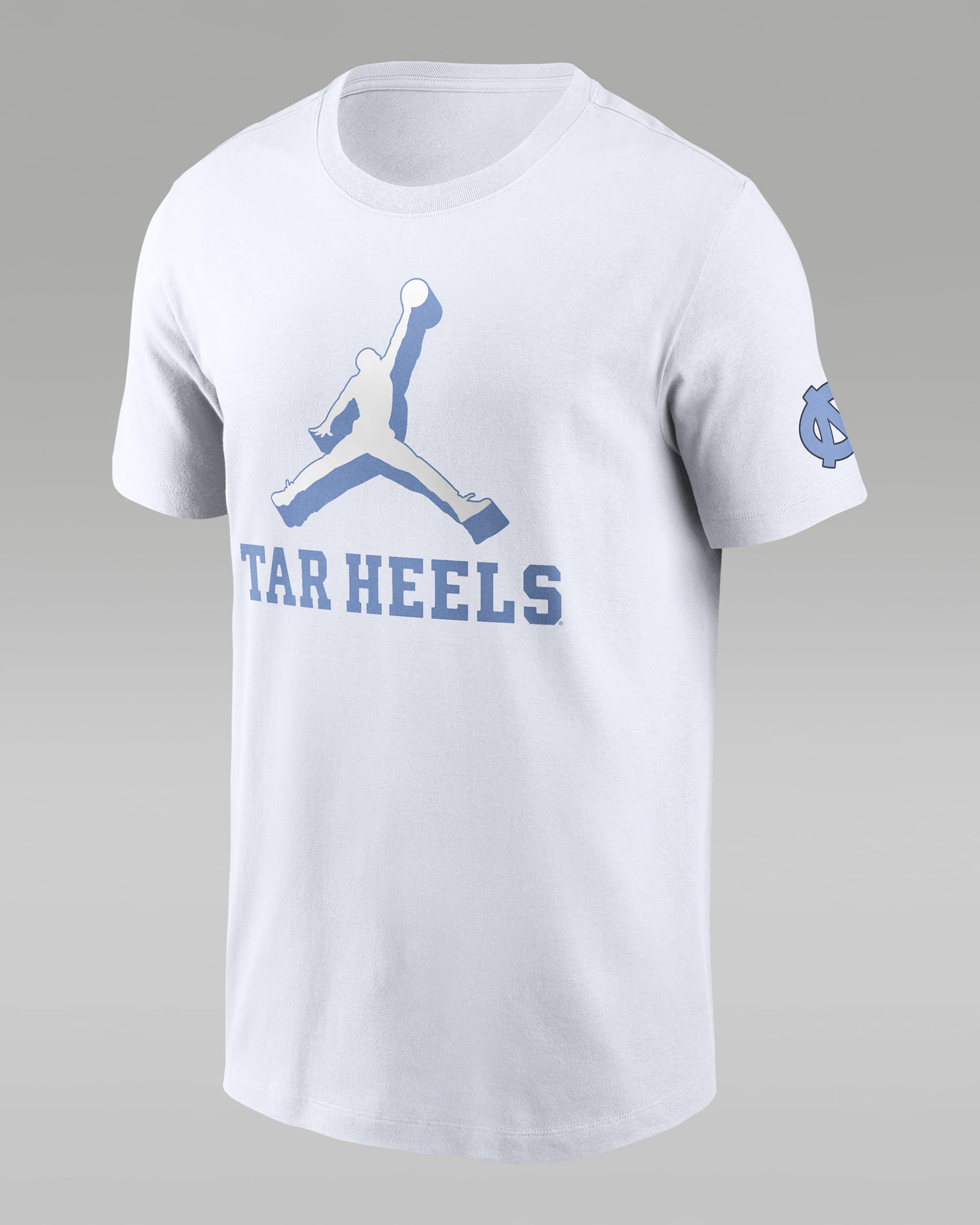 North Carolina Primetime Campus 2-Hit Swoosh Men's Jordan Brand College T-Shirt - White