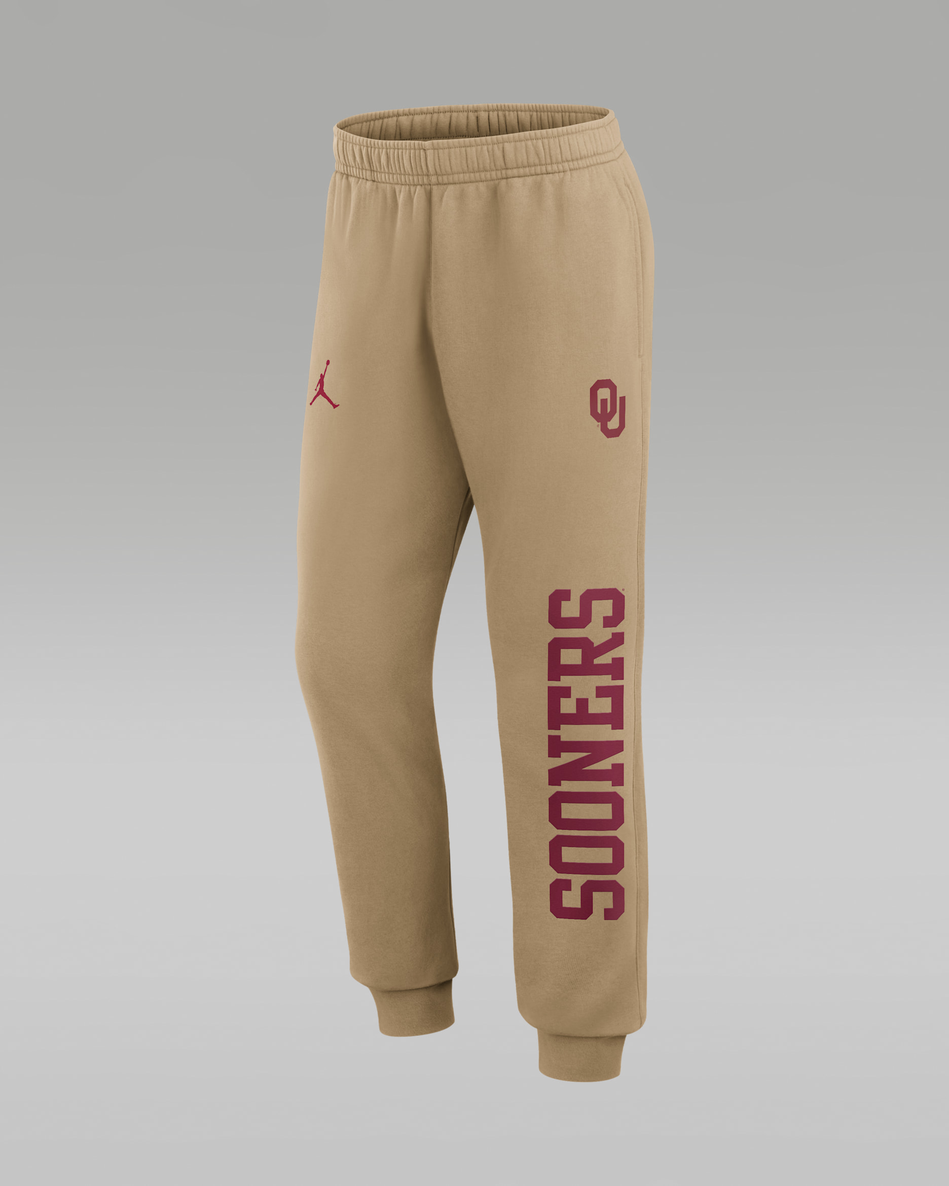 Joggers universitarios marca Jordan para hombre Oklahoma Primetime Club - Classic Beige