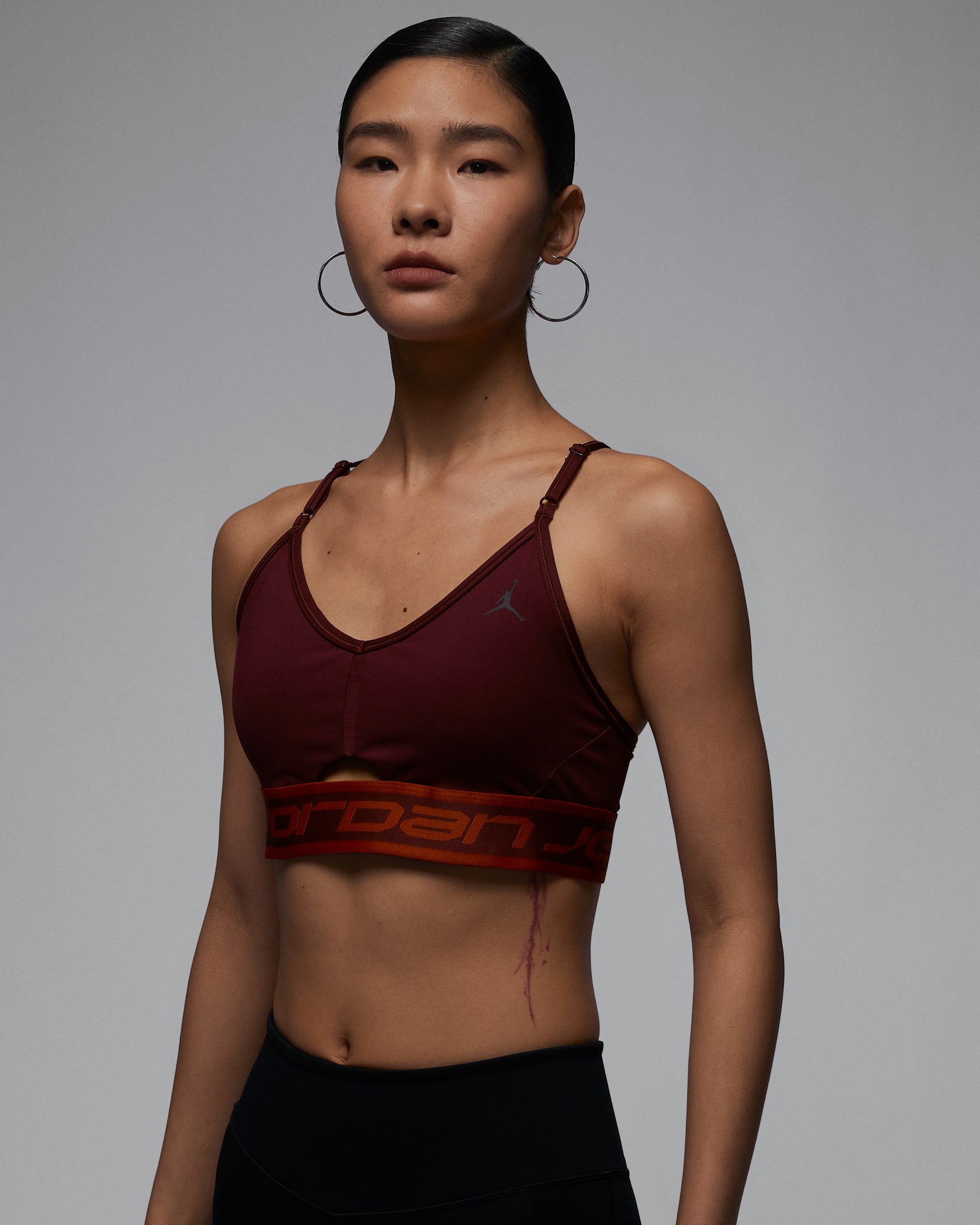 Jordan Indy Women's Light-Support Sports Bra - Night Maroon/Dune Red/Night Maroon/Burgundy Ash