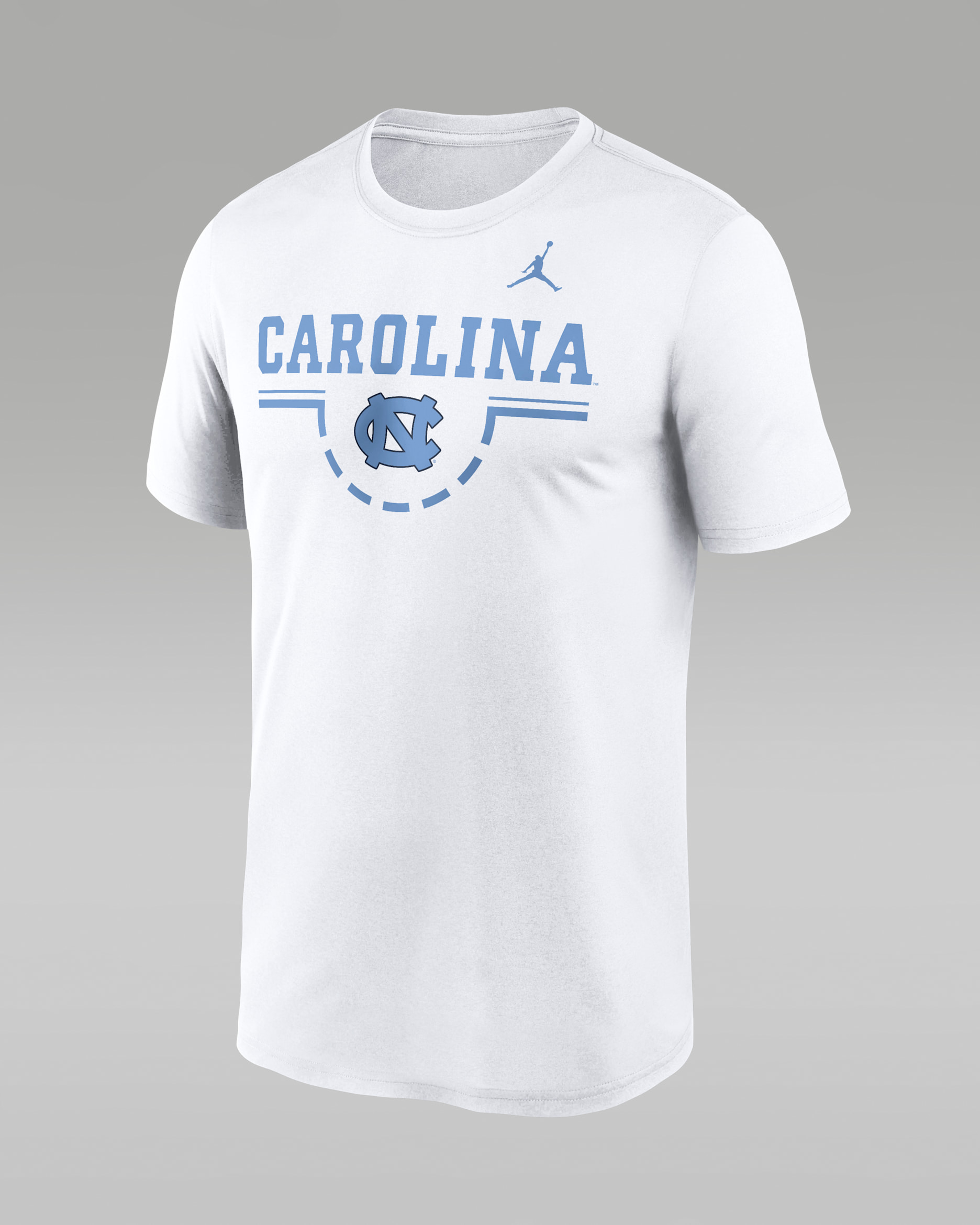 North Carolina Courtside Men's Jordan Brand Dri-FIT College T-Shirt - White