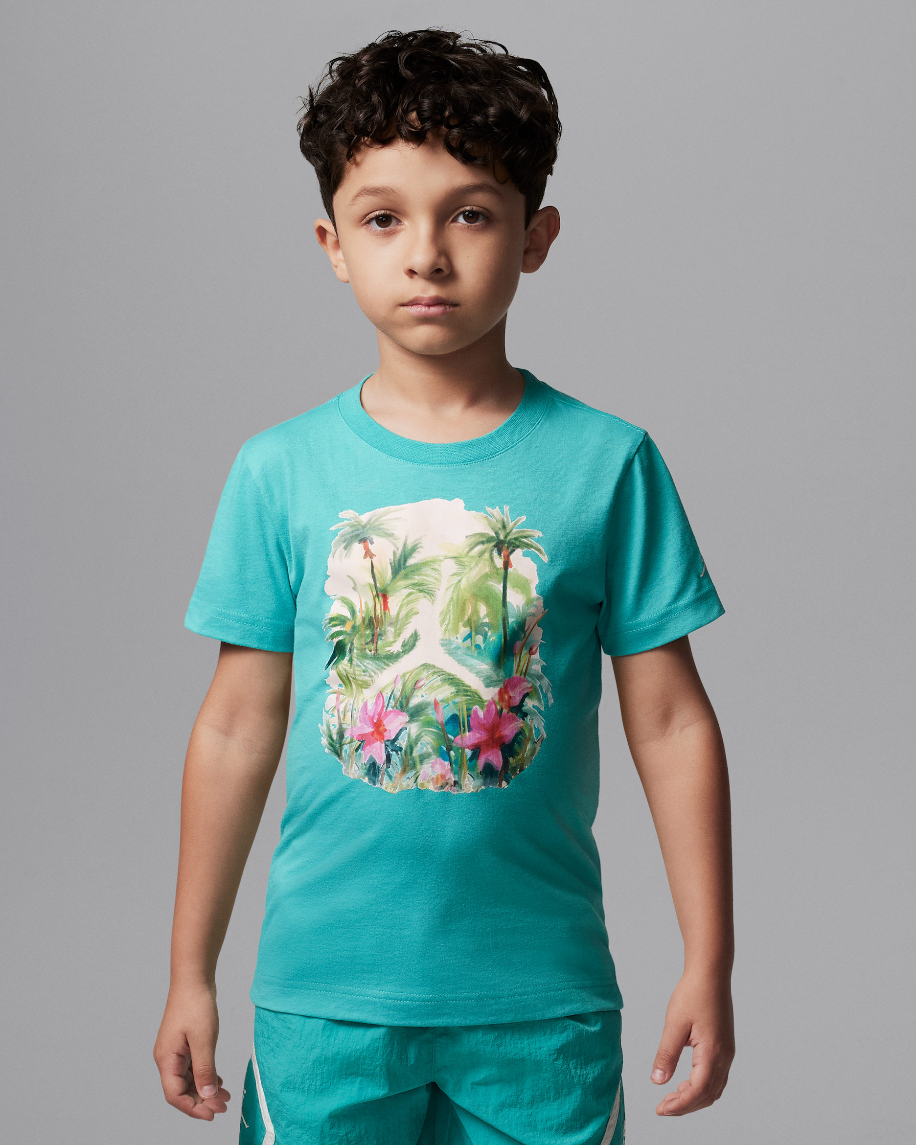 Jordan Flight Essentials Little Kids' Poolside Jumpman T-Shirt - Washed Teal
