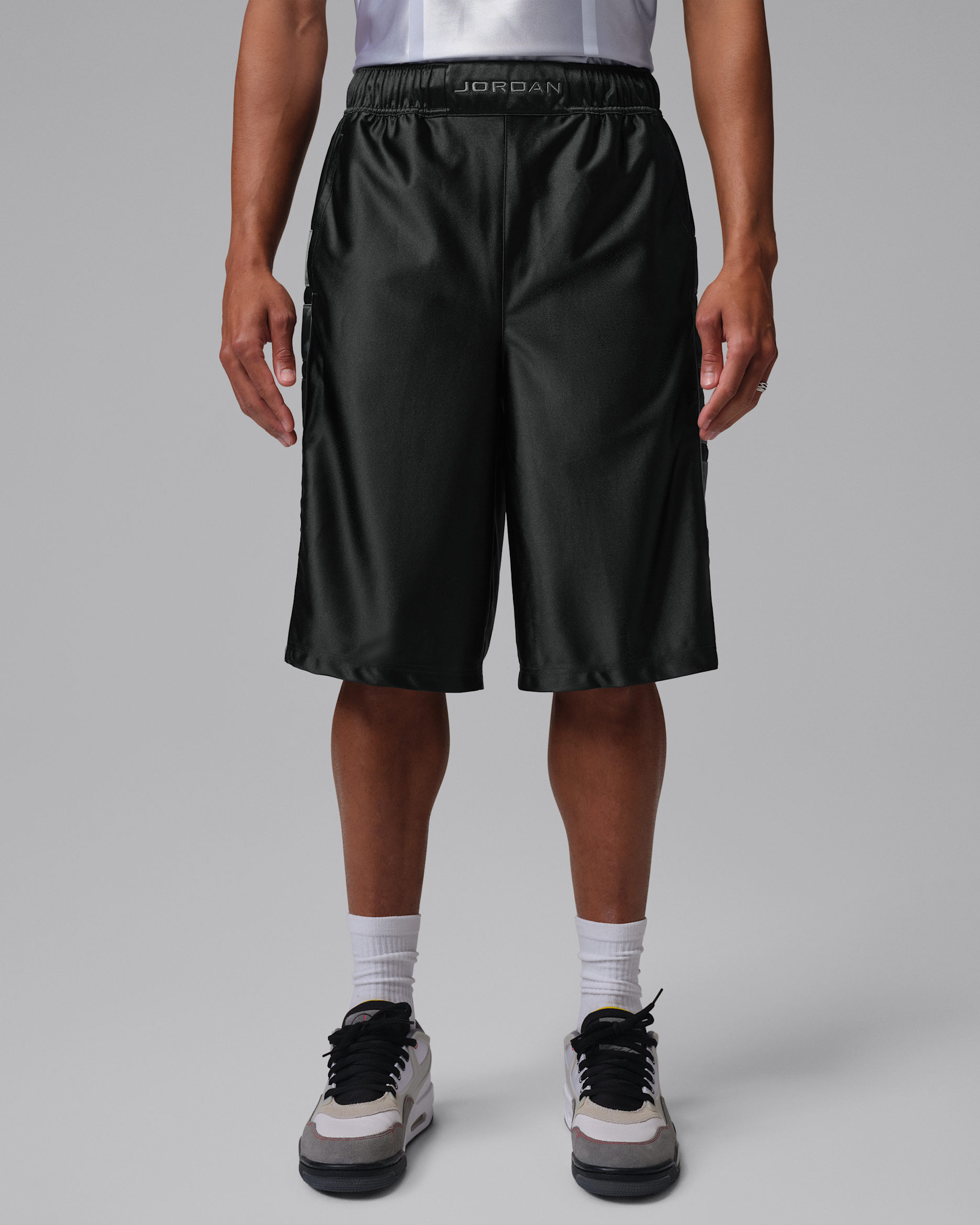 Shorts Cat Scratch para hombre Paris Saint-Germain - Gris aceite/Grafito claro