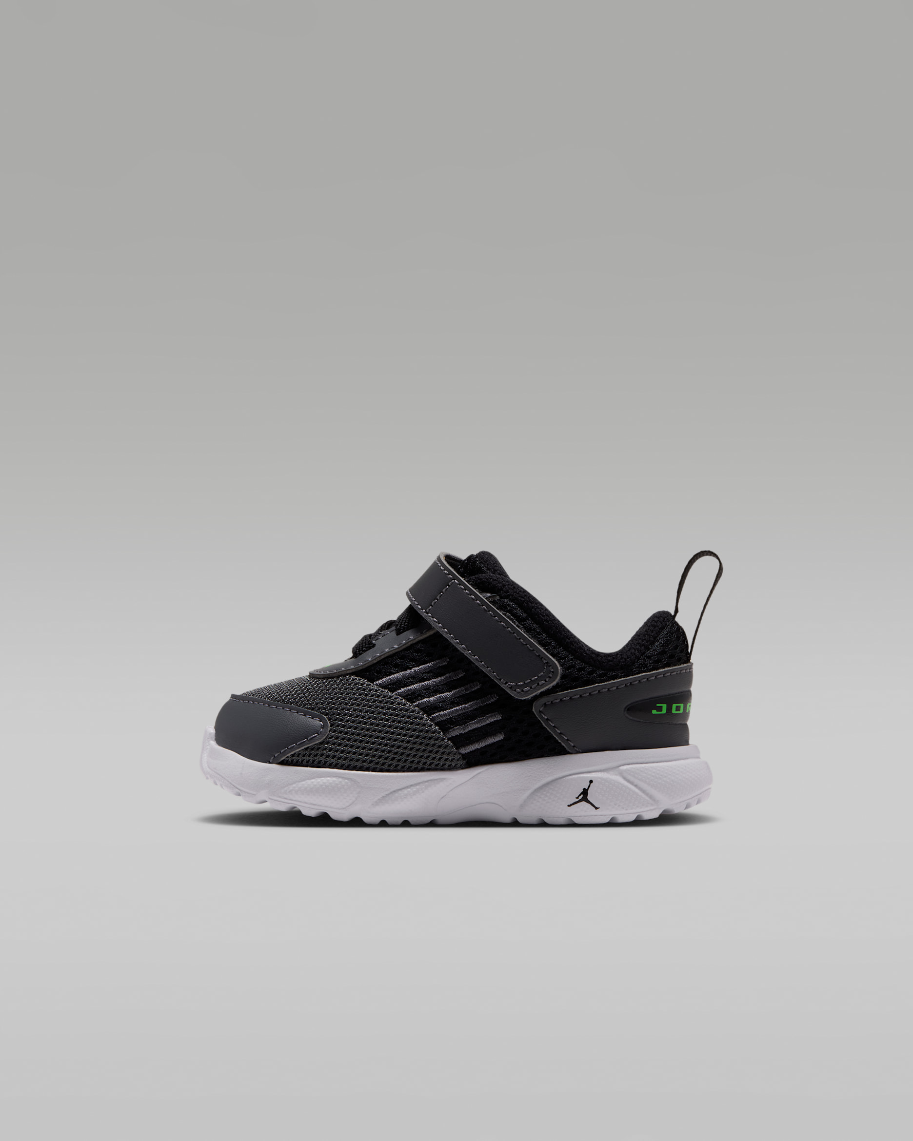 Jordan Trunner Flow Baby/Toddler Shoes - Dark Grey/Black/White/Scream Green