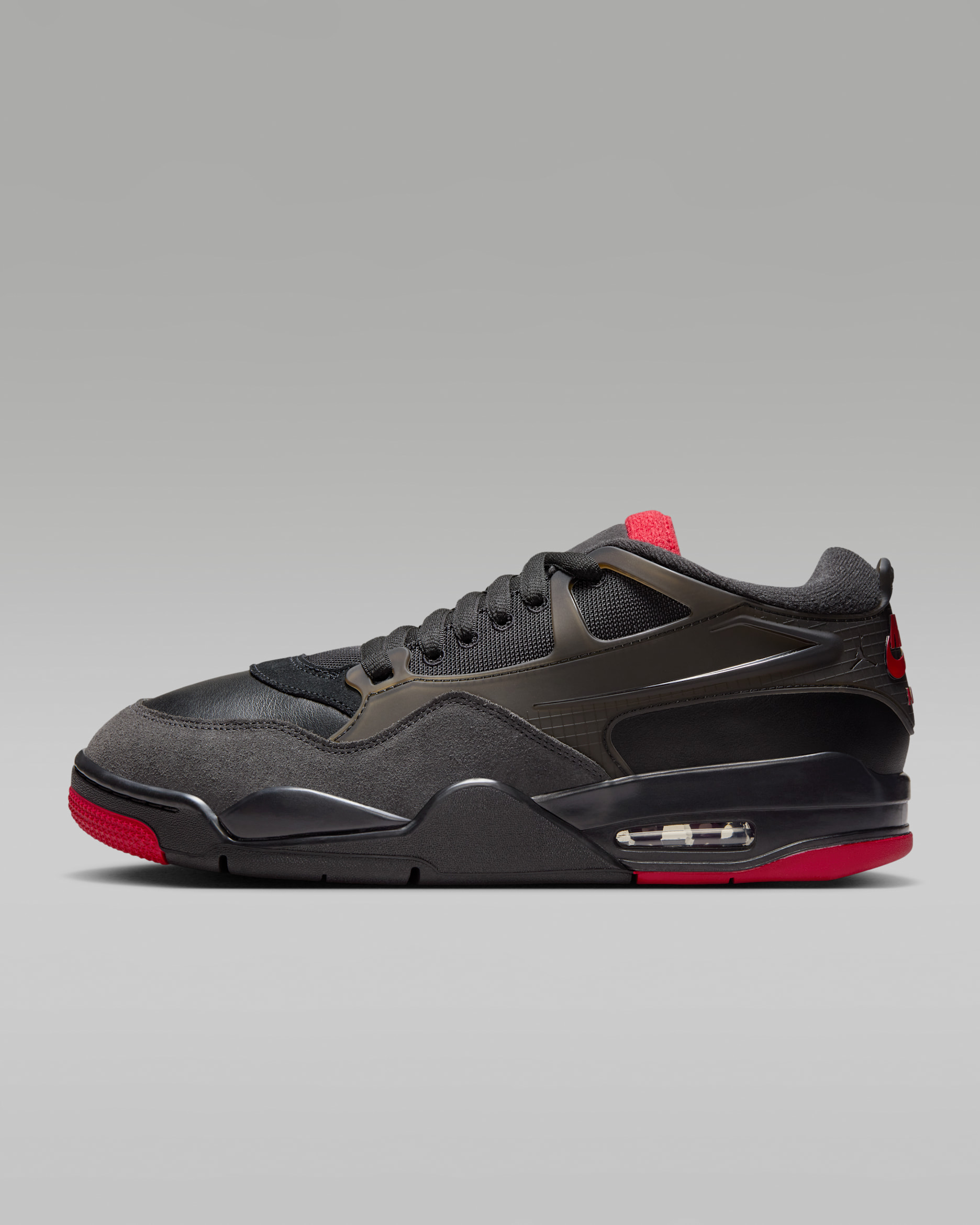Air Jordan 4 RM Men's Shoes - Black/Anthracite/Varsity Red