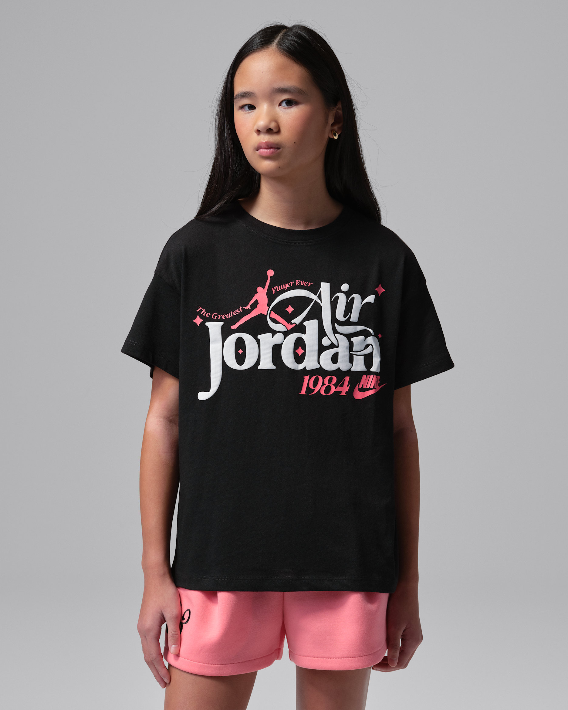Playera Jordan '84 Dream para niños talla grande - Negro