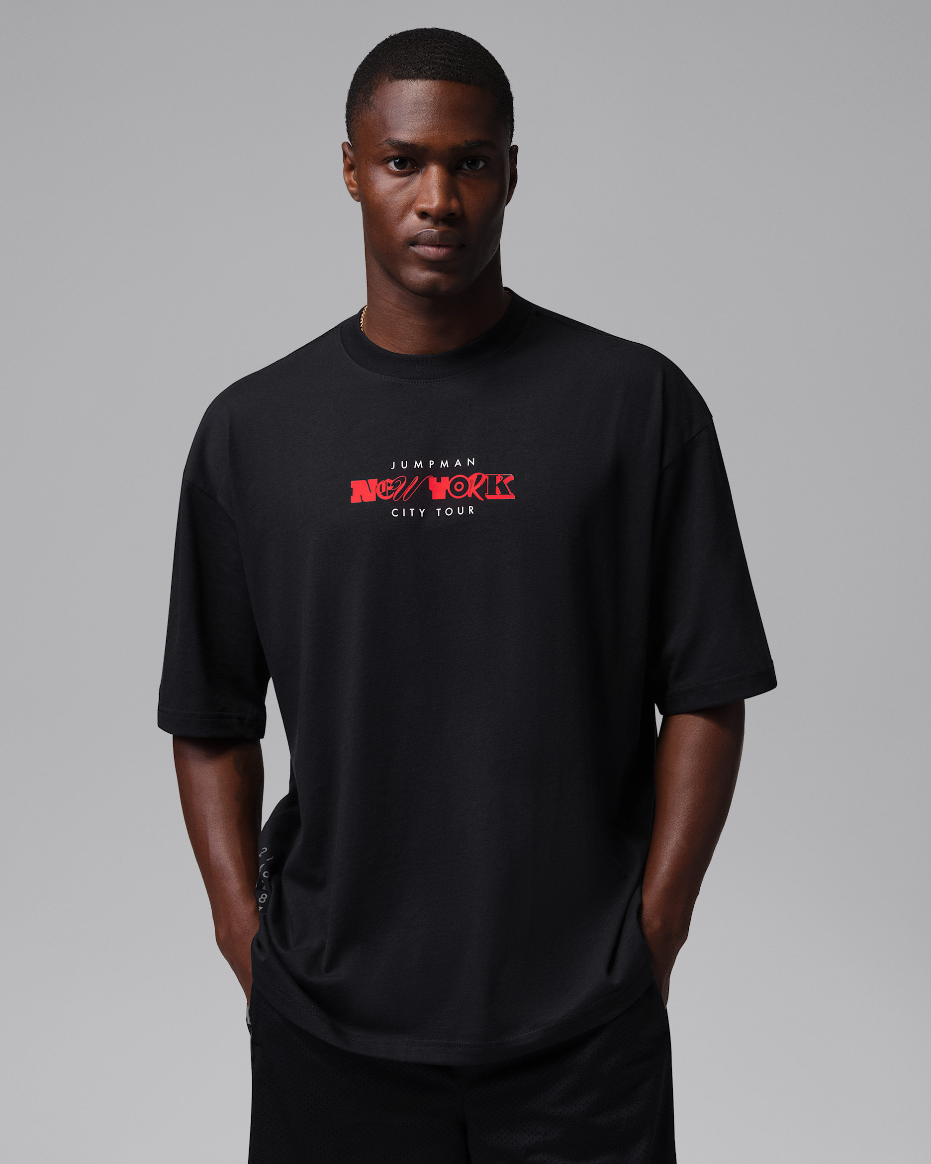 Jordan Men's Oversized T-Shirt - Black