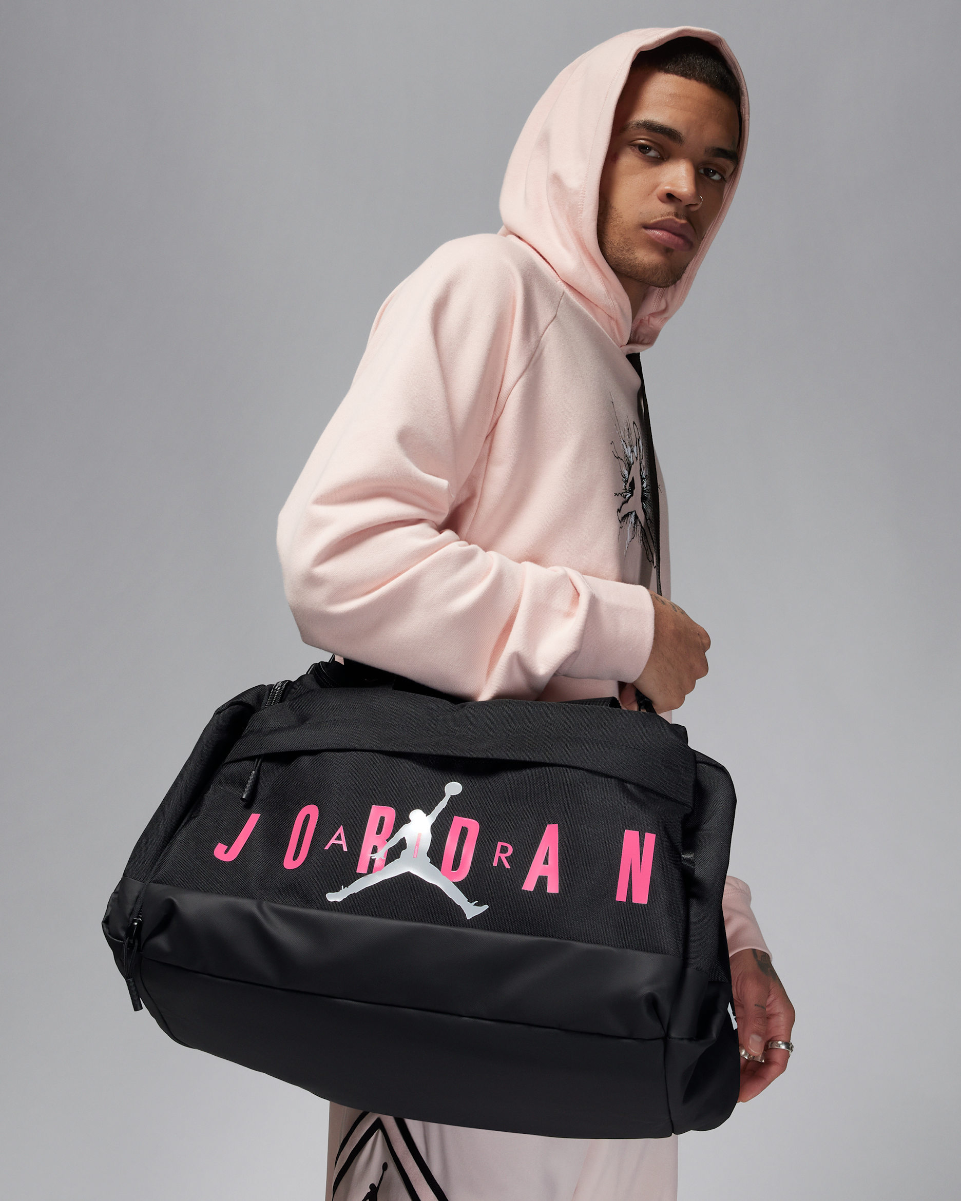 Maleta duffel Jordan (46 L) - Negro