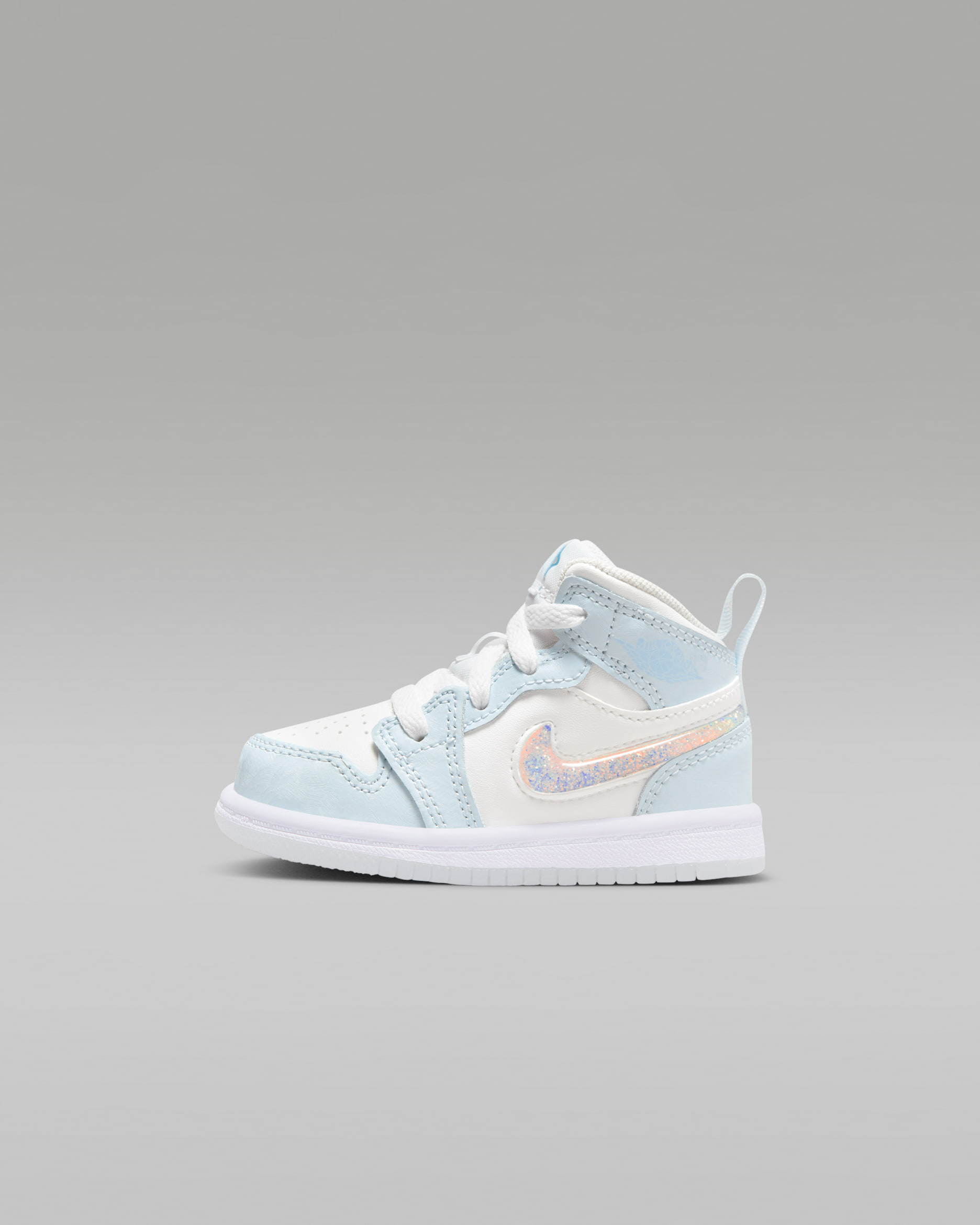 Jordan 1 Mid SE Baby/Toddler Shoes - Blue Tint/Summit White/White/Ice Blue