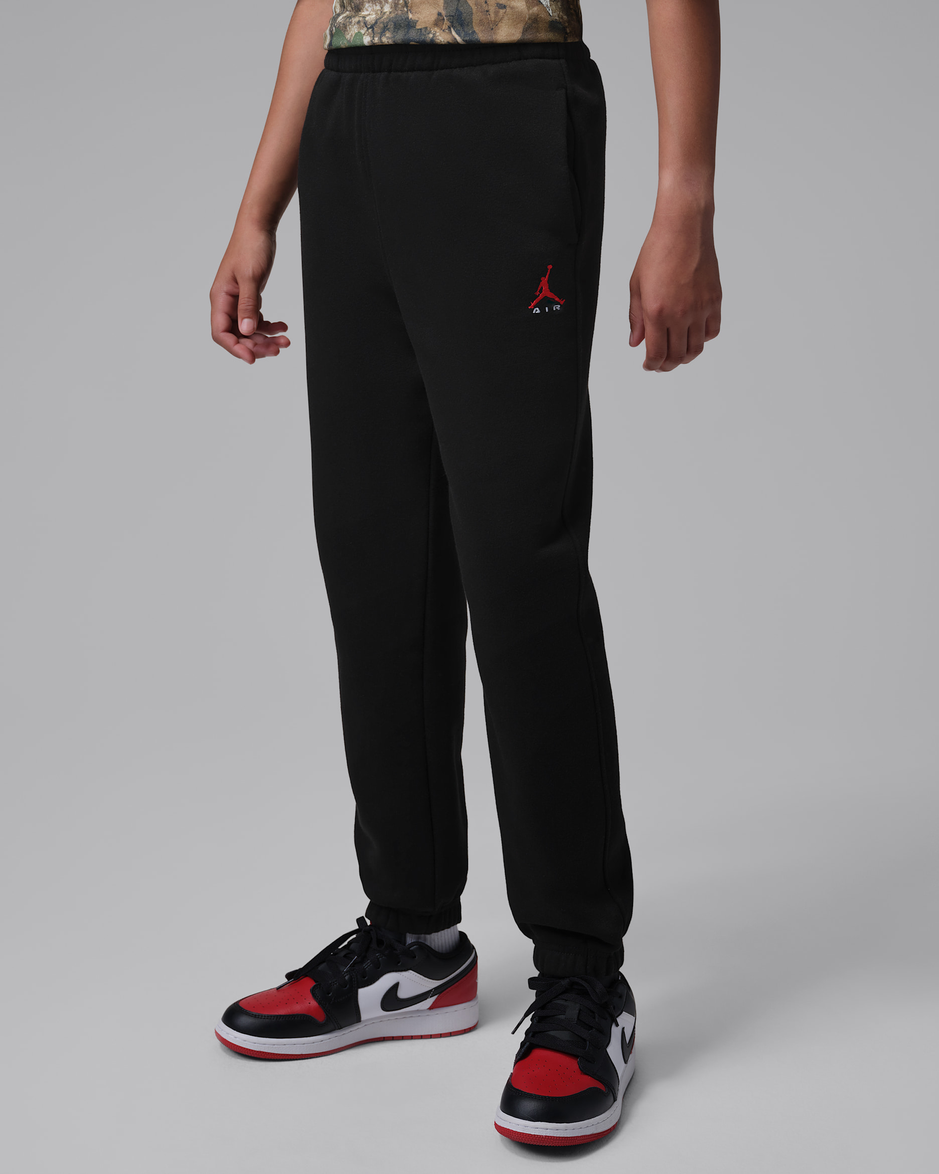 Jordan Brooklyn joggingbroek van fleece voor kids - Zwart