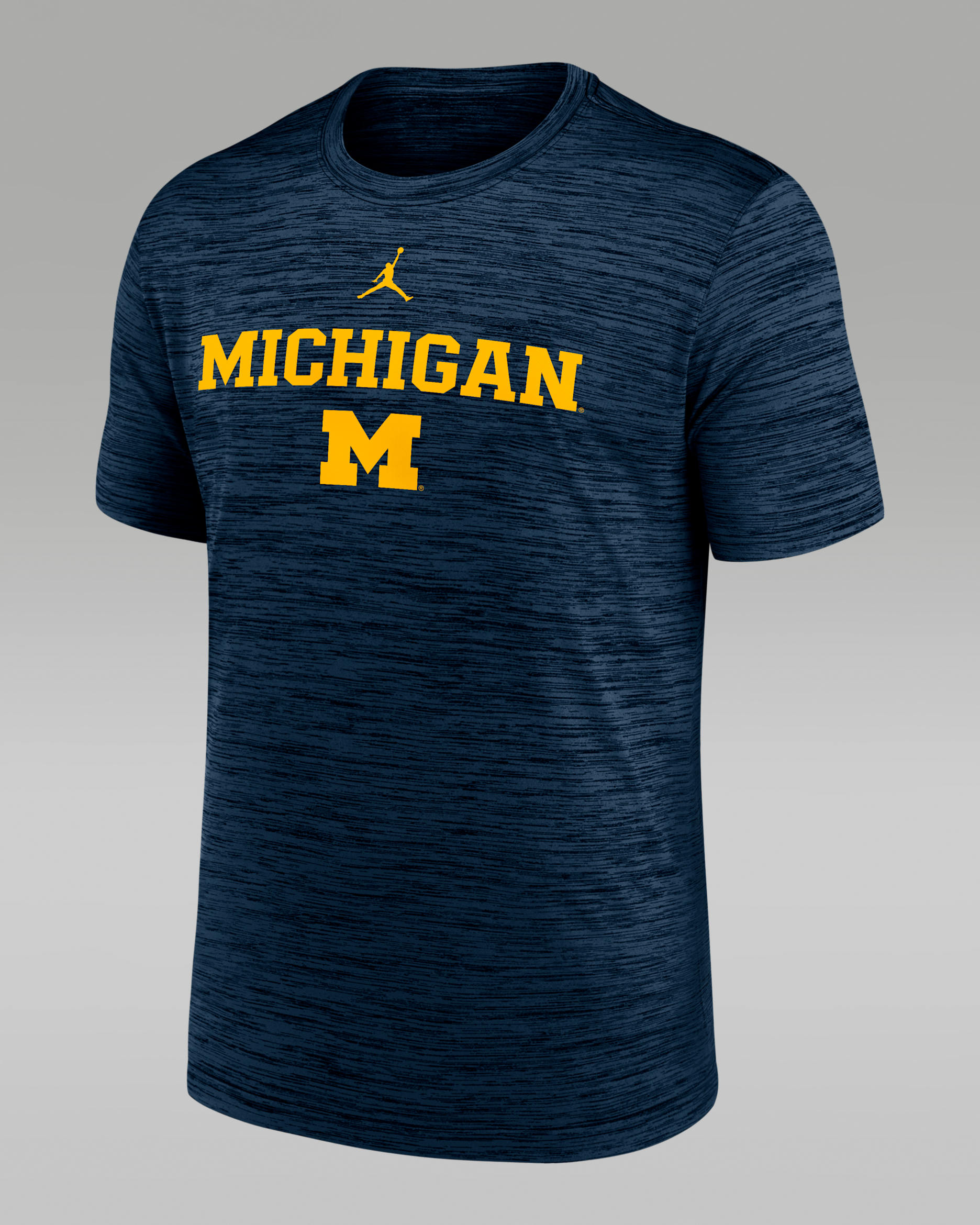 Michigan Sideline Velocity Men's Jordan Brand Dri-FIT College T-Shirt - Navy