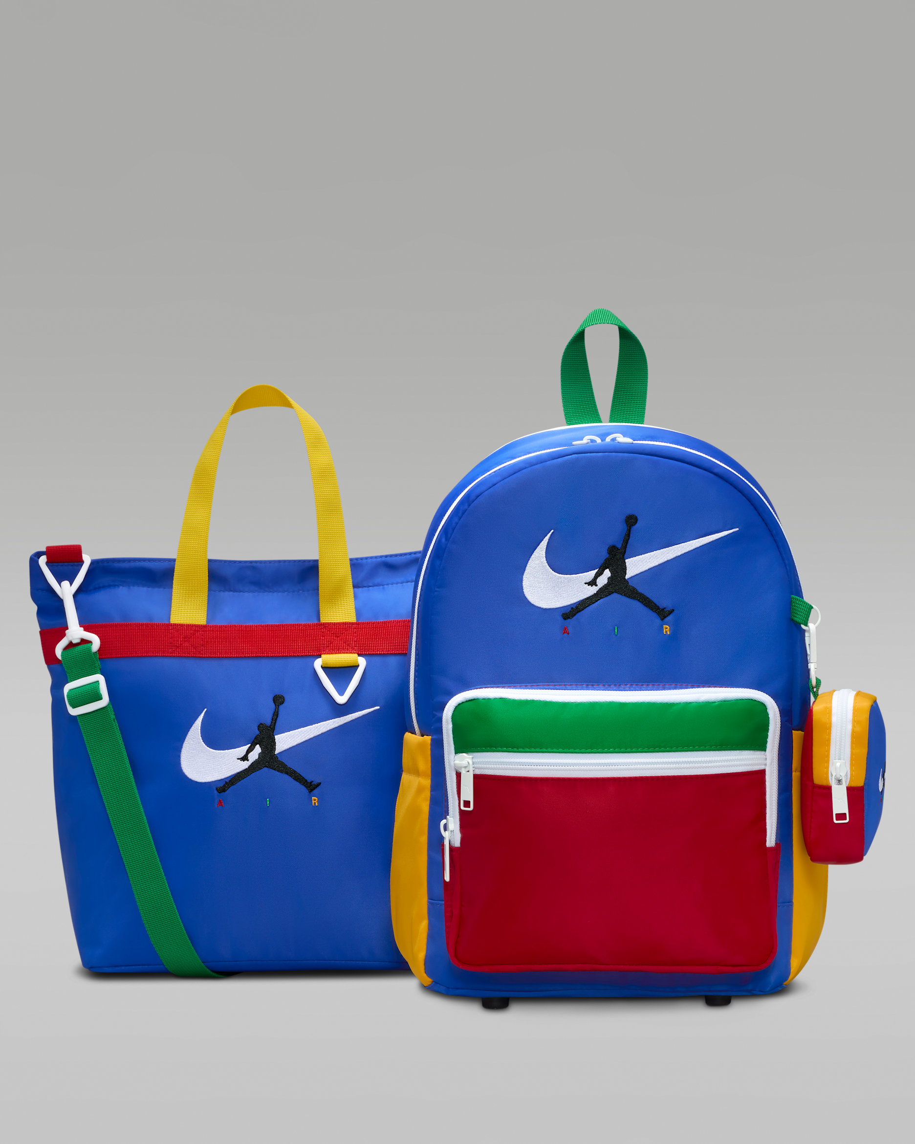 조던 레전드 리틀키즈 3피스 스쿨 백팩 세트(15L) - 멀티컬러