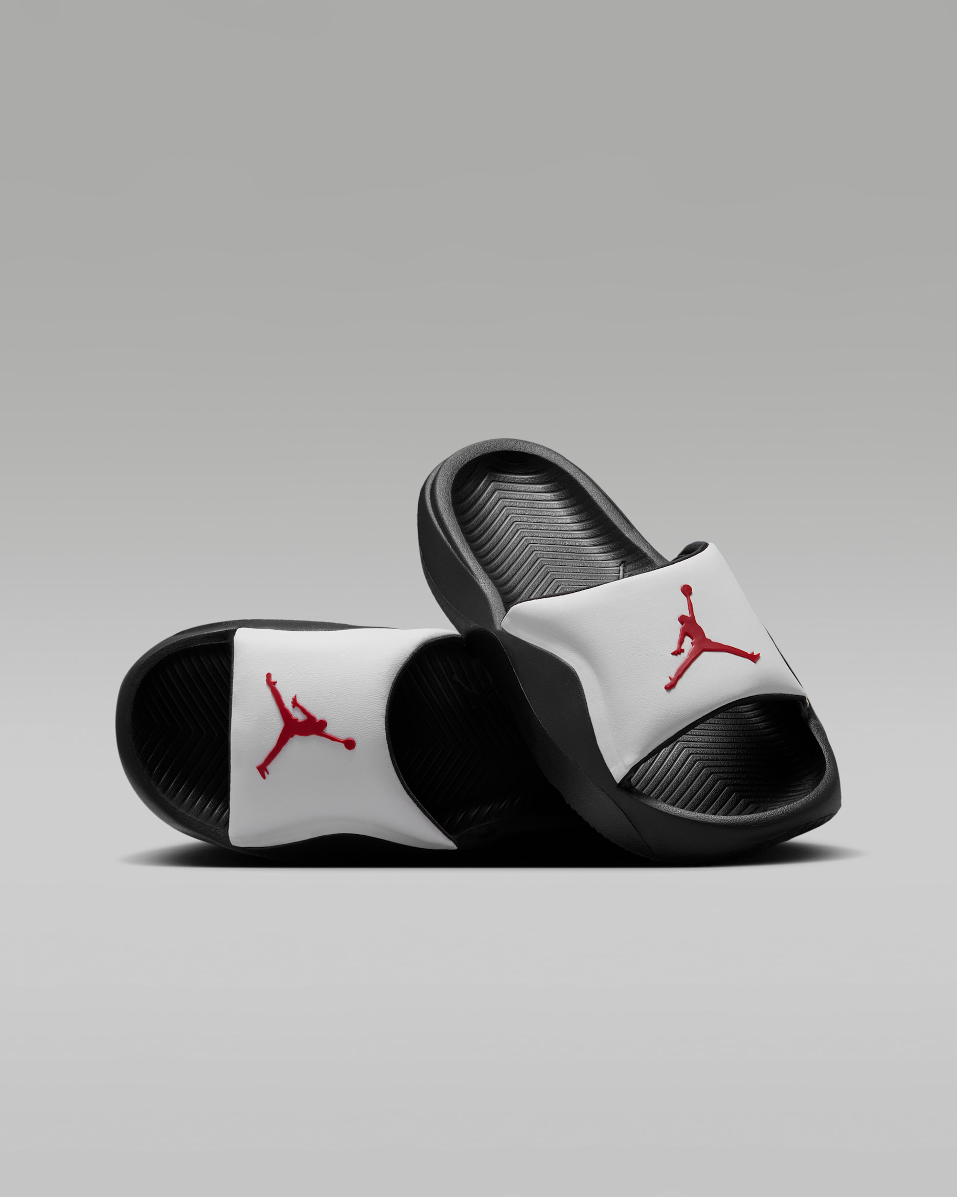 Jordan Franchise Older Kids' Slides - White/Black/Gym Red