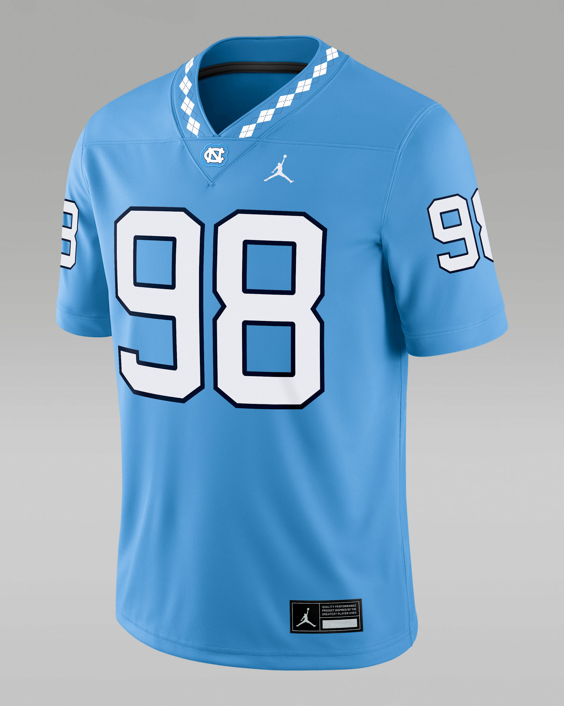 Lawrence Taylor North Carolina Men’s Jordan Brand Dri-FIT College Game Jersey - Light Blue