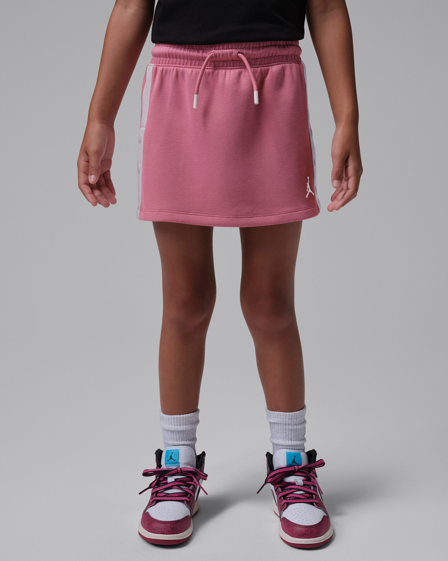 Jordan She's An All Star Litle Kids' Snap Skort - Desert Berry
