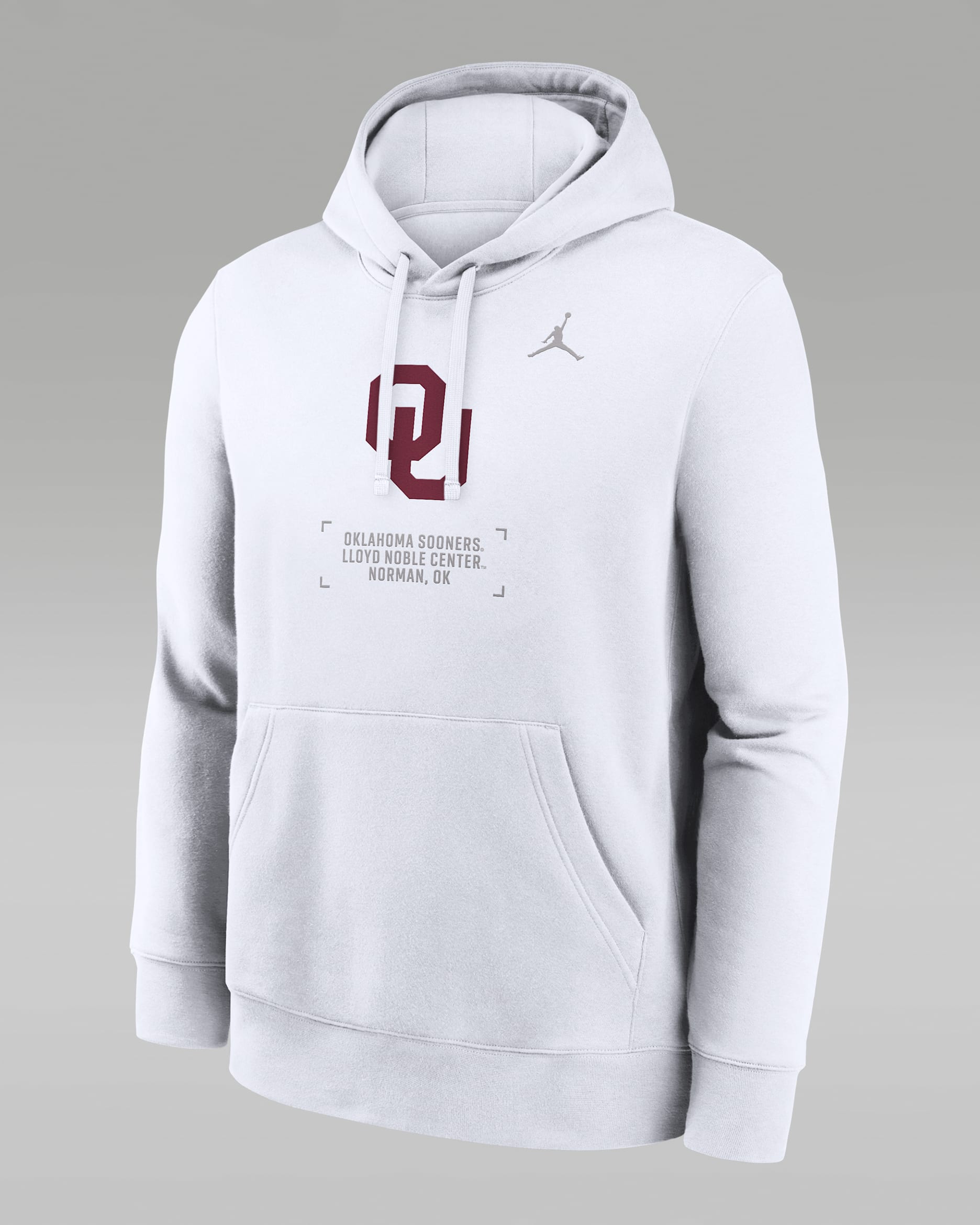 Sudadera universitaria con gorro sin cierre Nike para hombre Oklahoma Club Basketball 2-Hit - Blanco