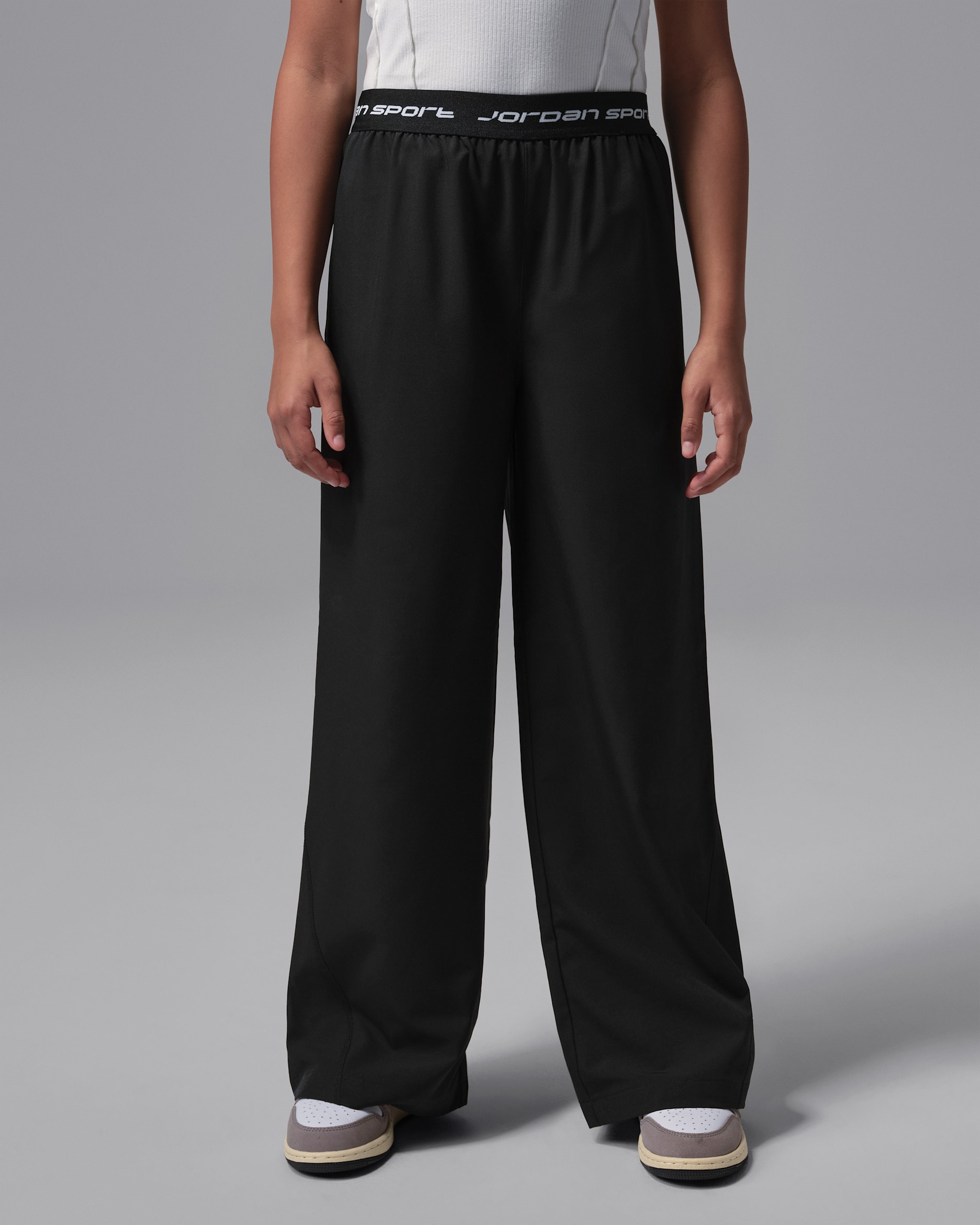 Jordan Perform Sport Big Kids' Woven Pants - Black