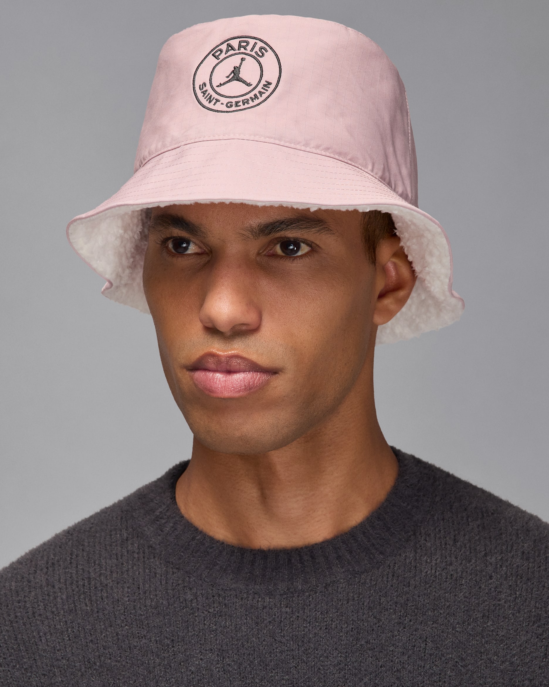 Gorro tipo pescador con forro Sherpa Paris Saint-Germain Apex - Rosado partícula/Vela/Rosa perla