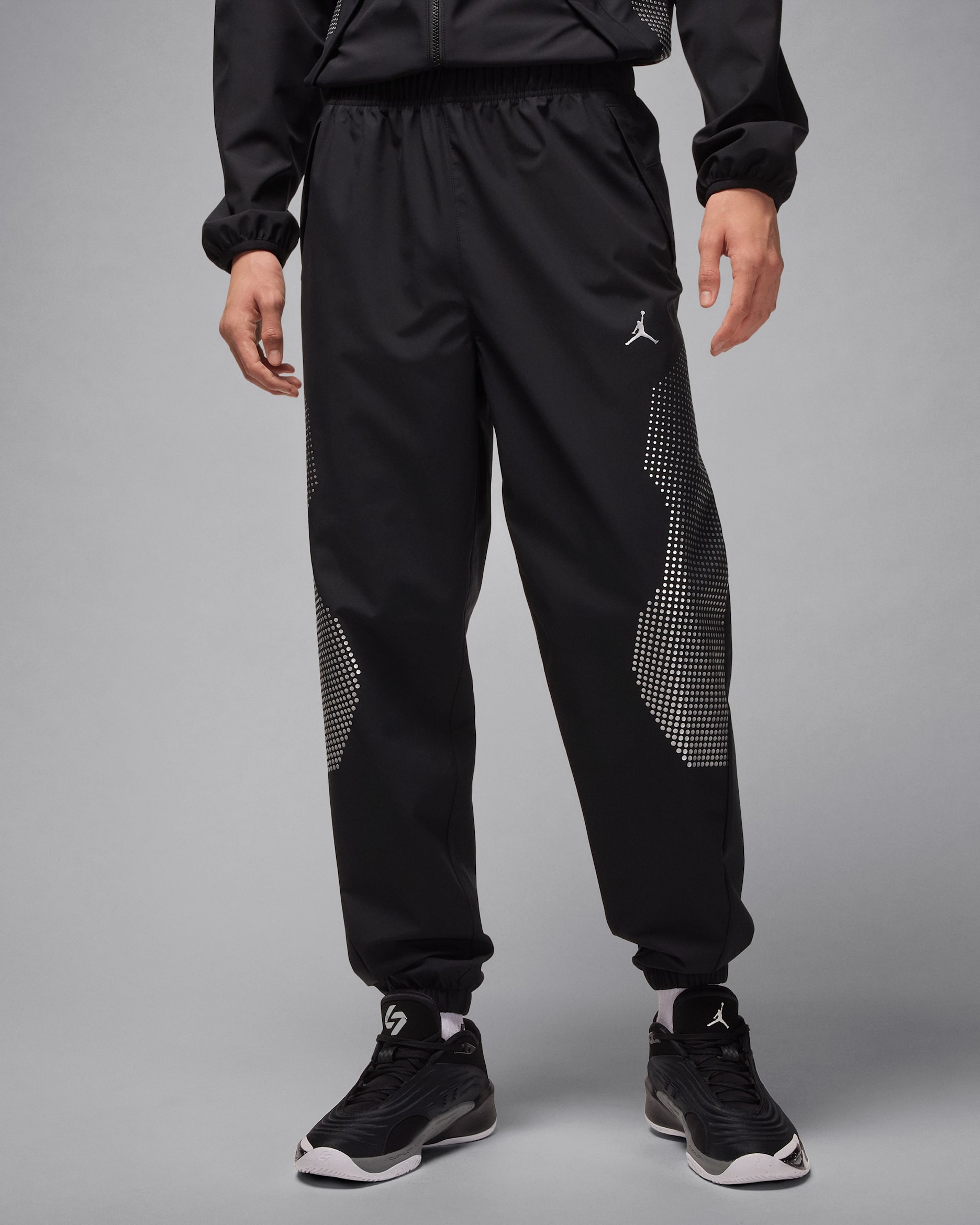 Jordan Sport JAM Men's Warm-Up Trousers - Black/Metallic Silver