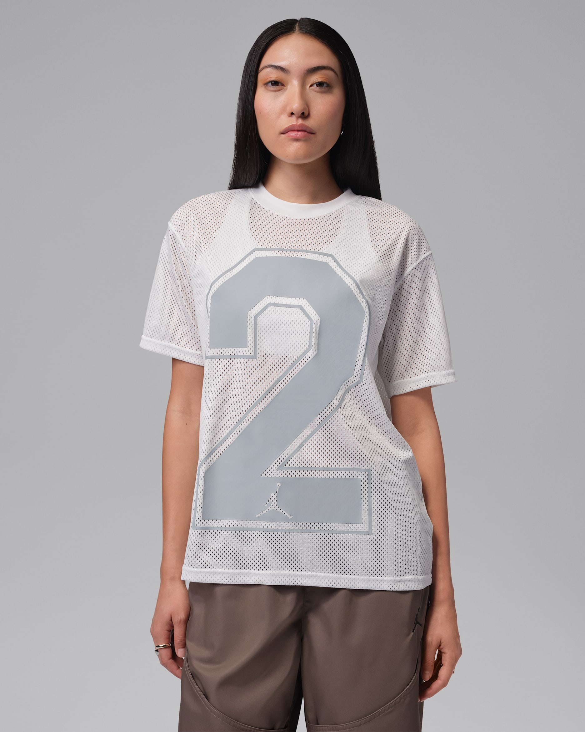 Jordan Flight Women's Girlfriend T-Shirt - Summit White