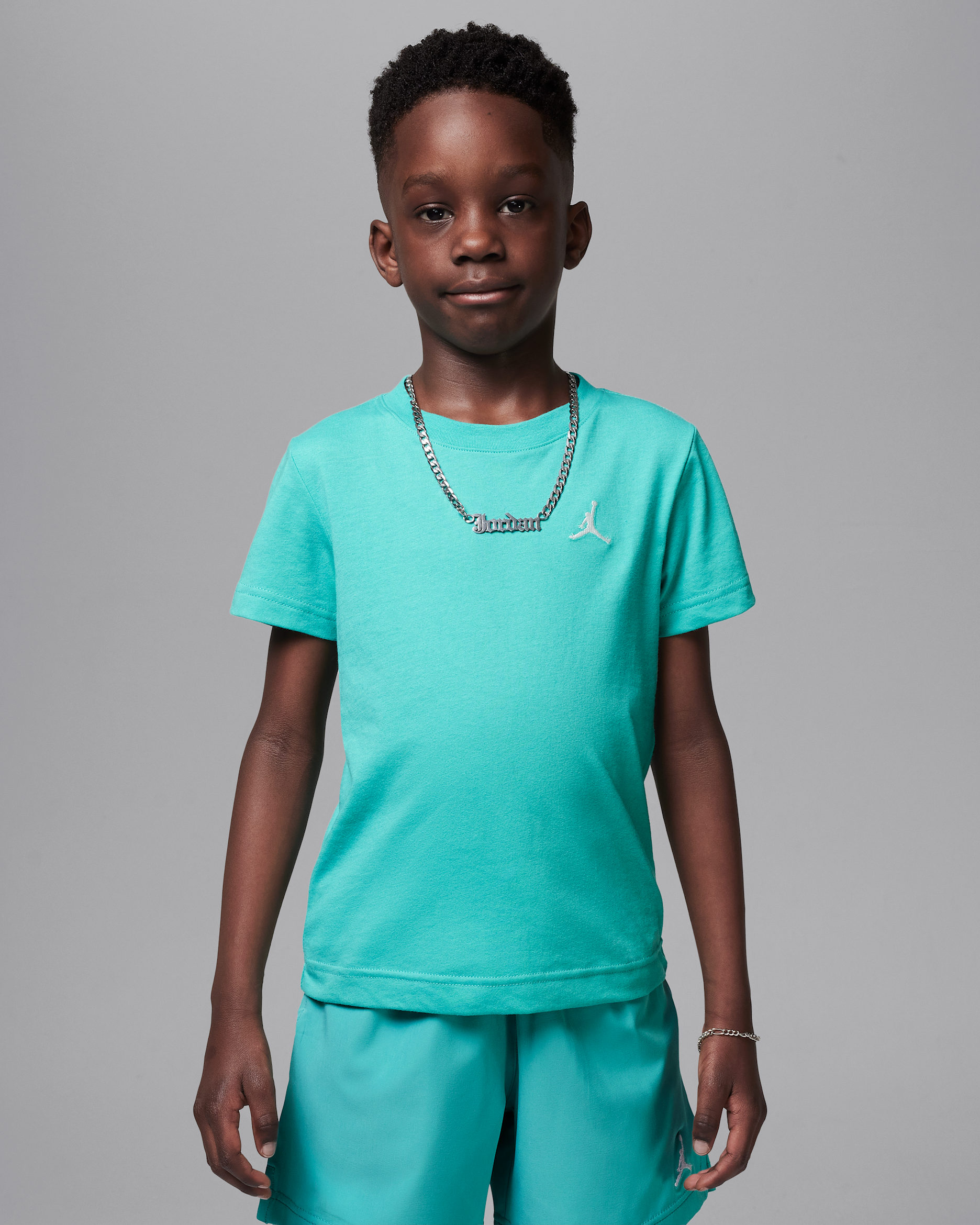 Jordan Little Kids' Jumpman Air Embroidered T-Shirt - Washed Teal