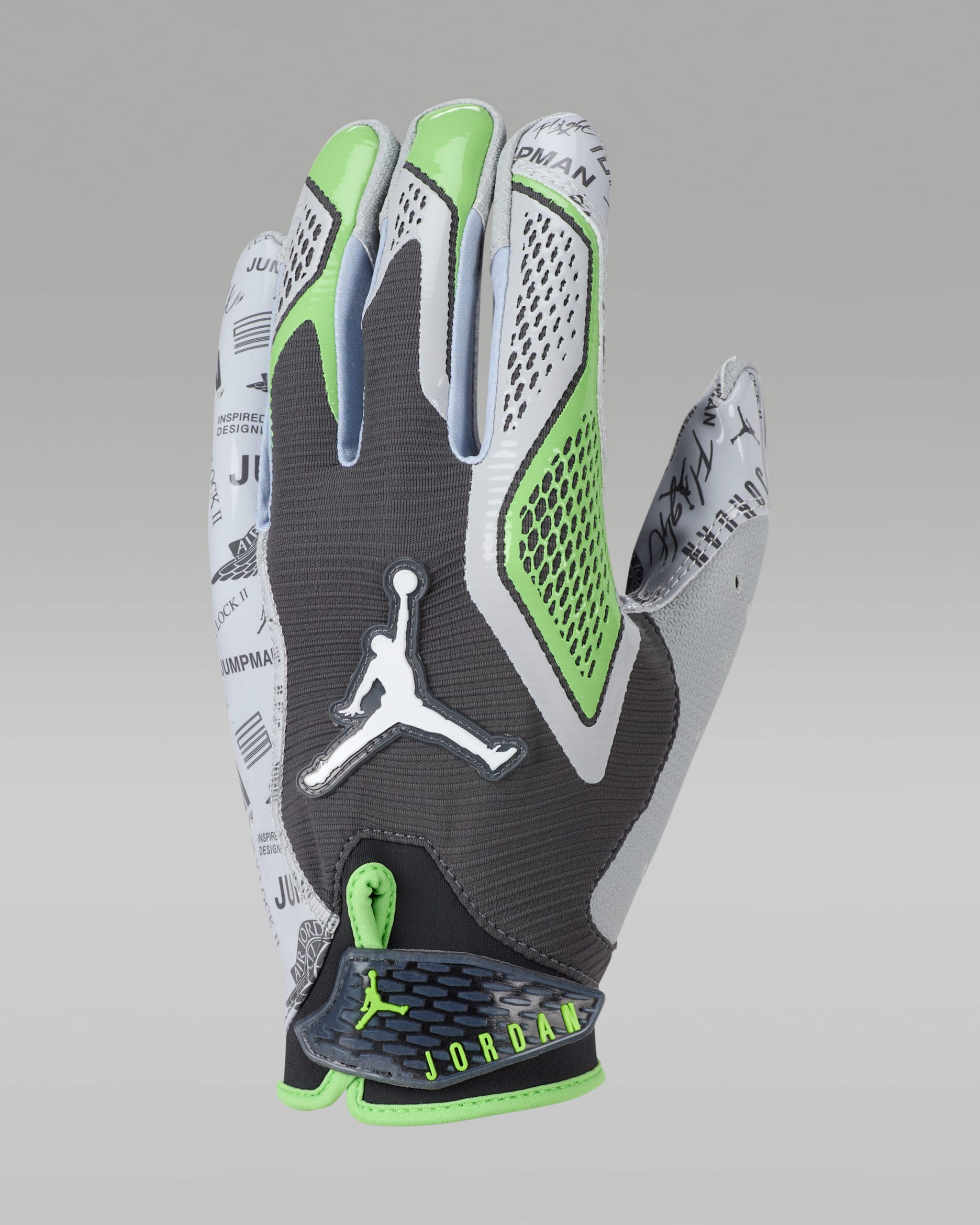 Jordan Fly Lock 2.0 Football Gloves - Anthracite