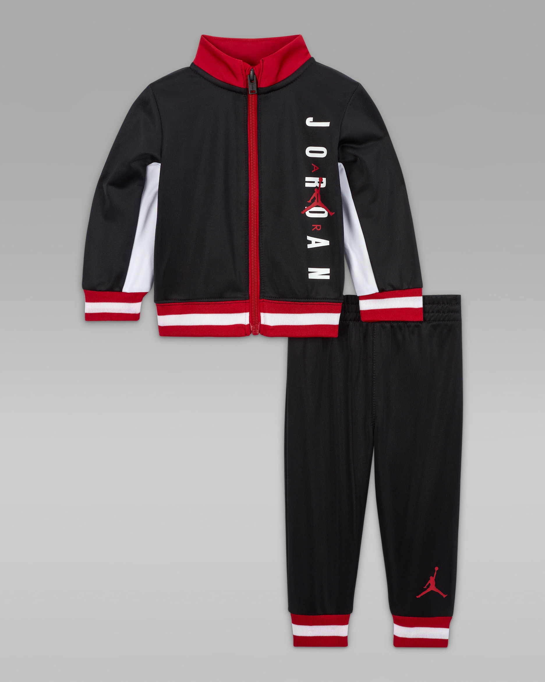 Jordan Baby (3-6M) Half Court Tricot Set - Black