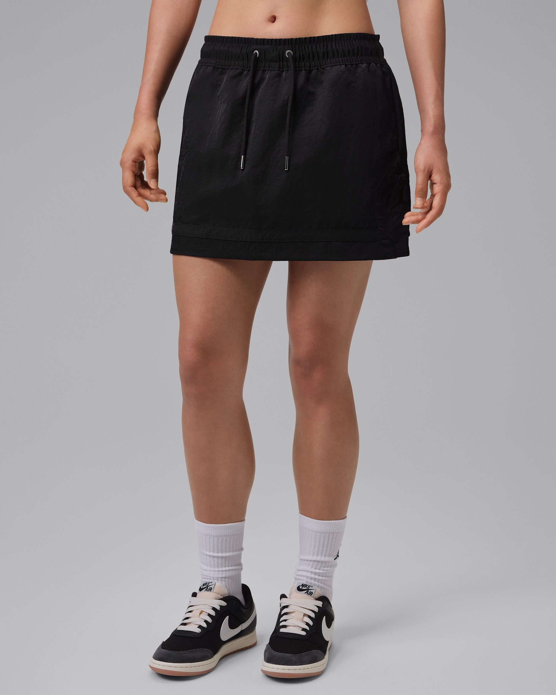 조던 플라이트 여성 미니 스코트 - 블랙