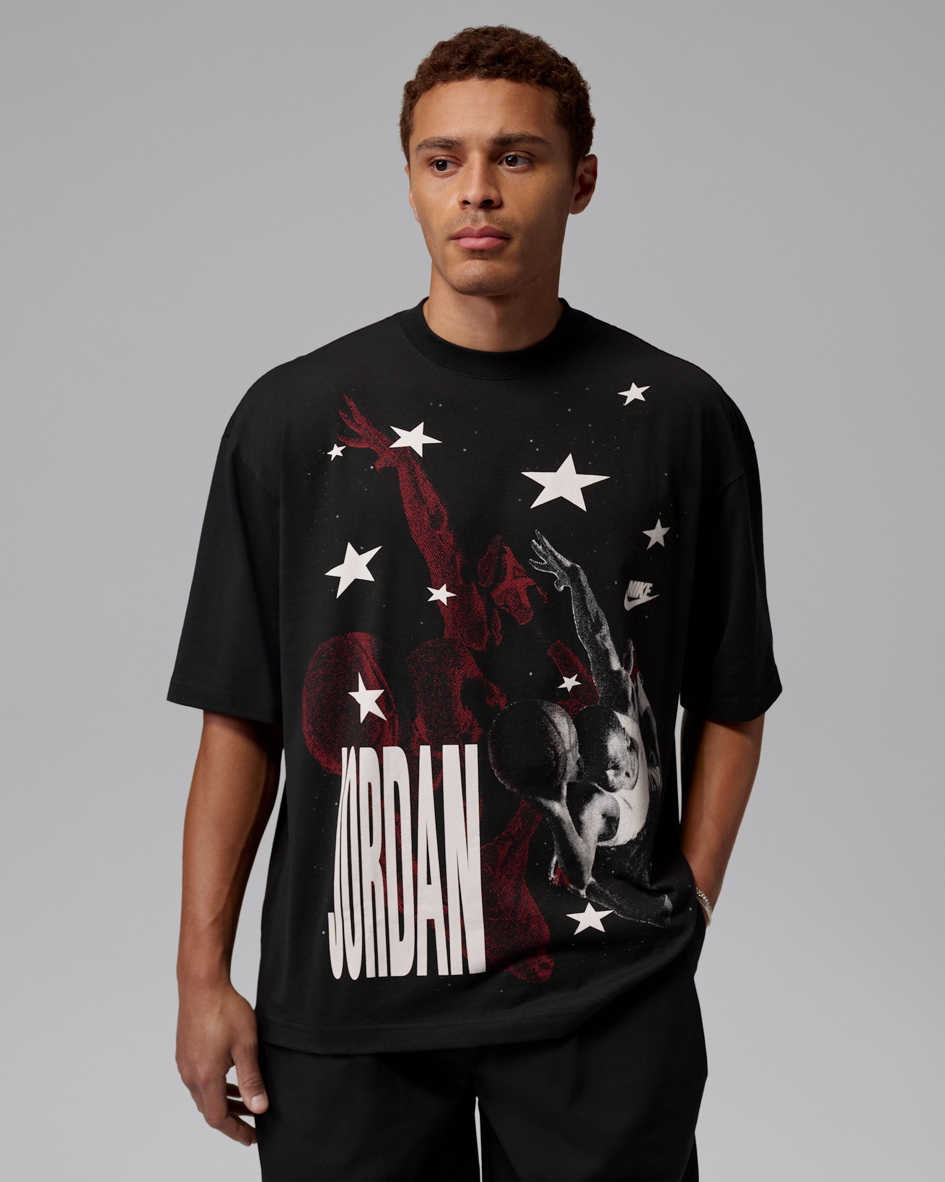 Jordan Men's Oversized T-Shirt - Black
