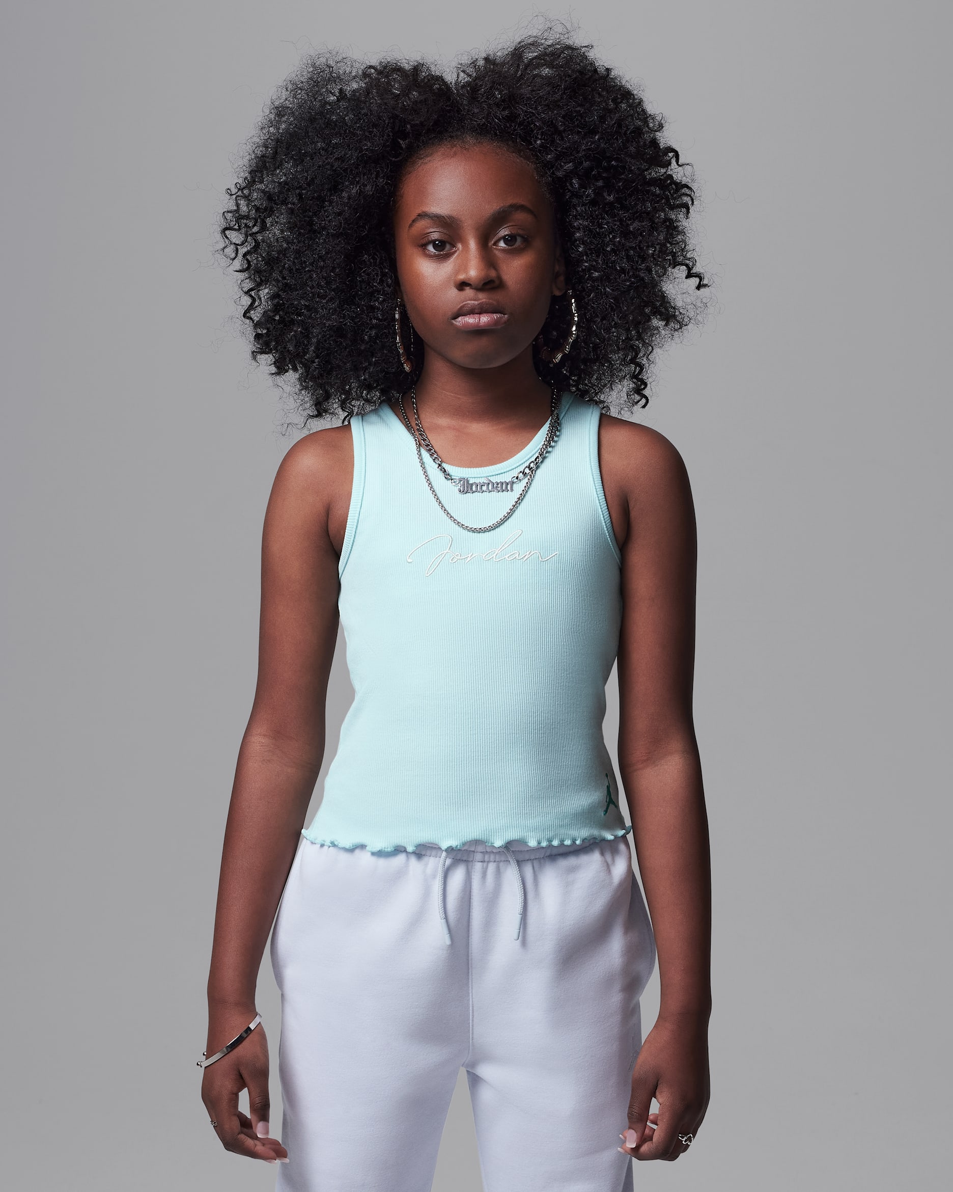 Jordan Big Kids' "Hidden In Plain Sight" Tank - Mint Candy