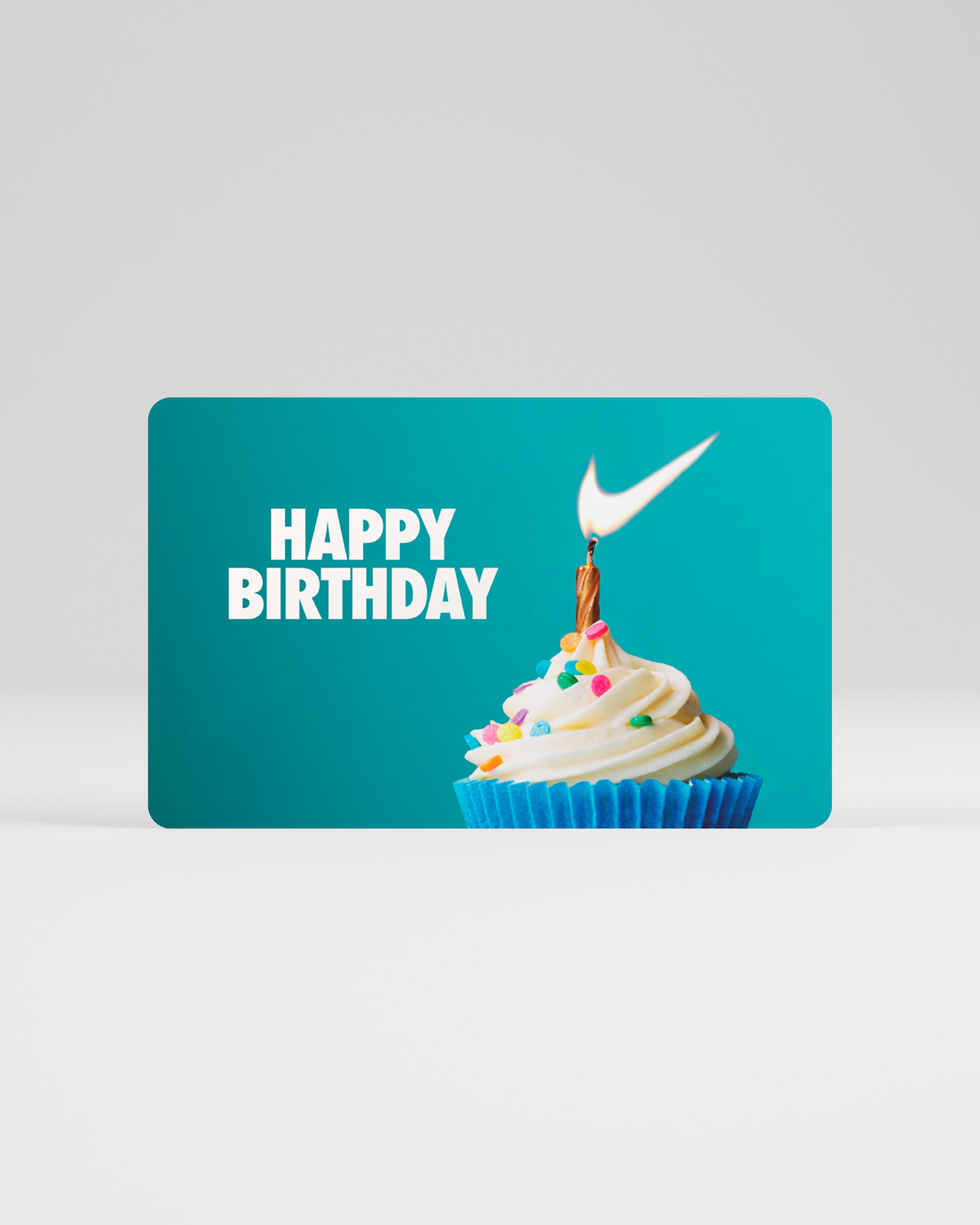 Nike Gift Card Mailed in a Mini Nike Shoebox - Teal