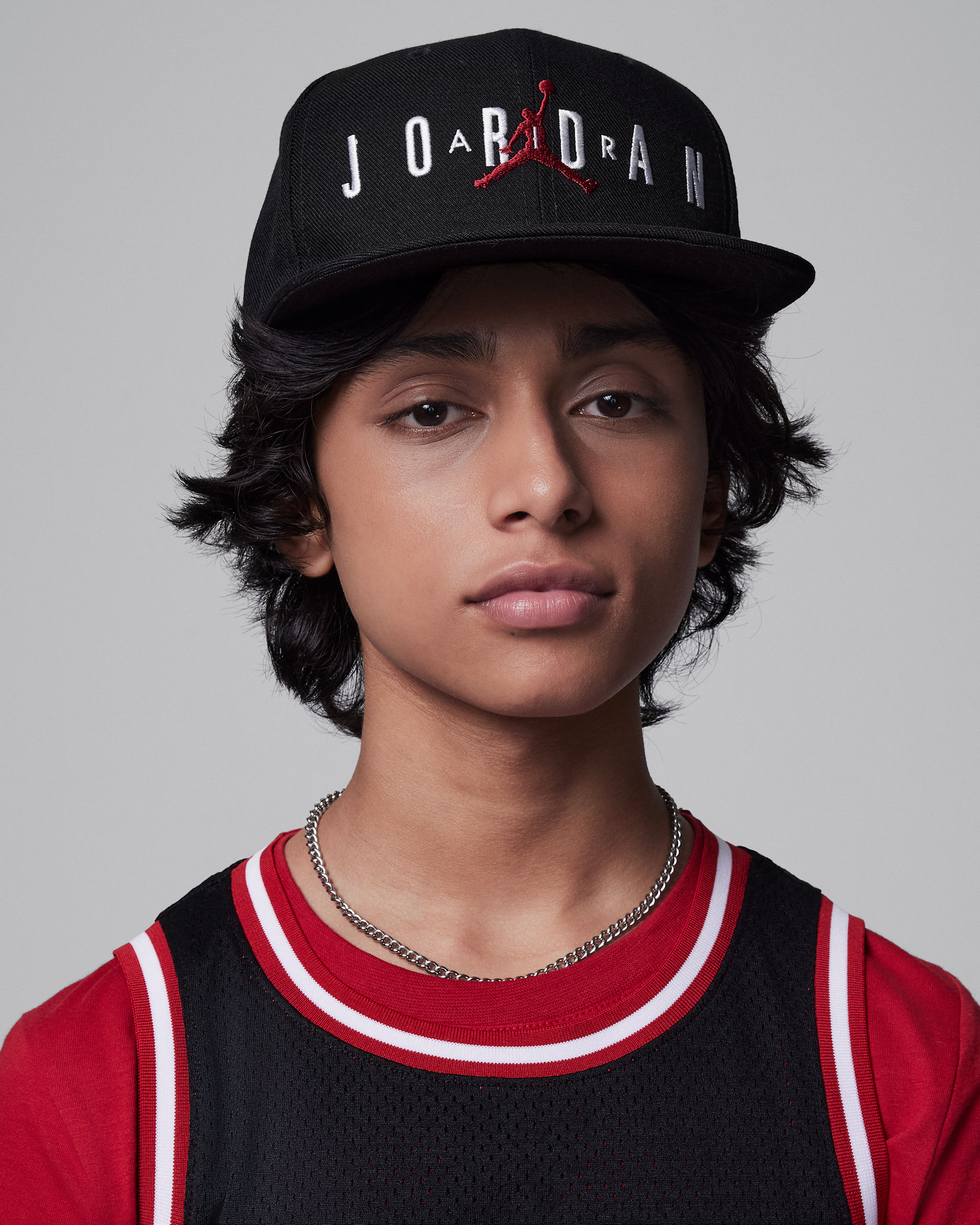 Gorra para niños talla grande Jordan Jumpman Air - Negro