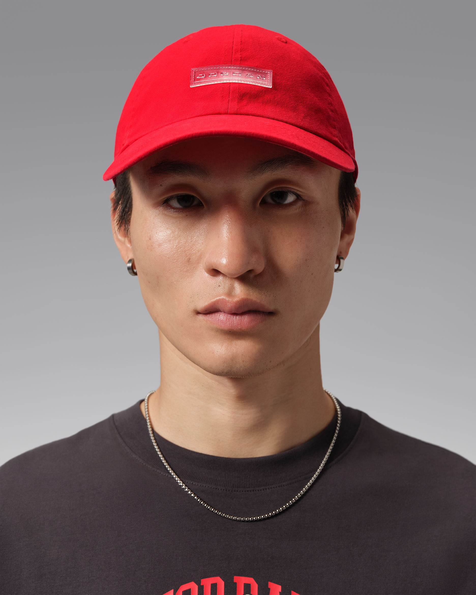 Jordan Club Unstructured Cap - University Red/Clear