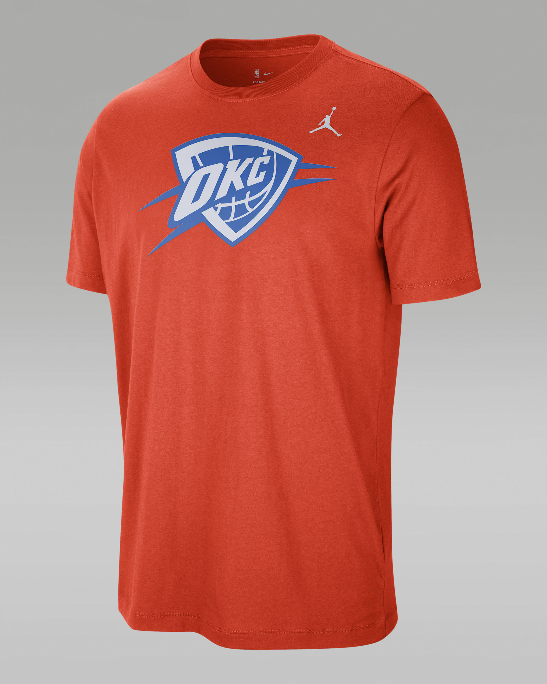 Playera Jordan Statement para hombre Oklahoma City Thunder Essential - Naranja team