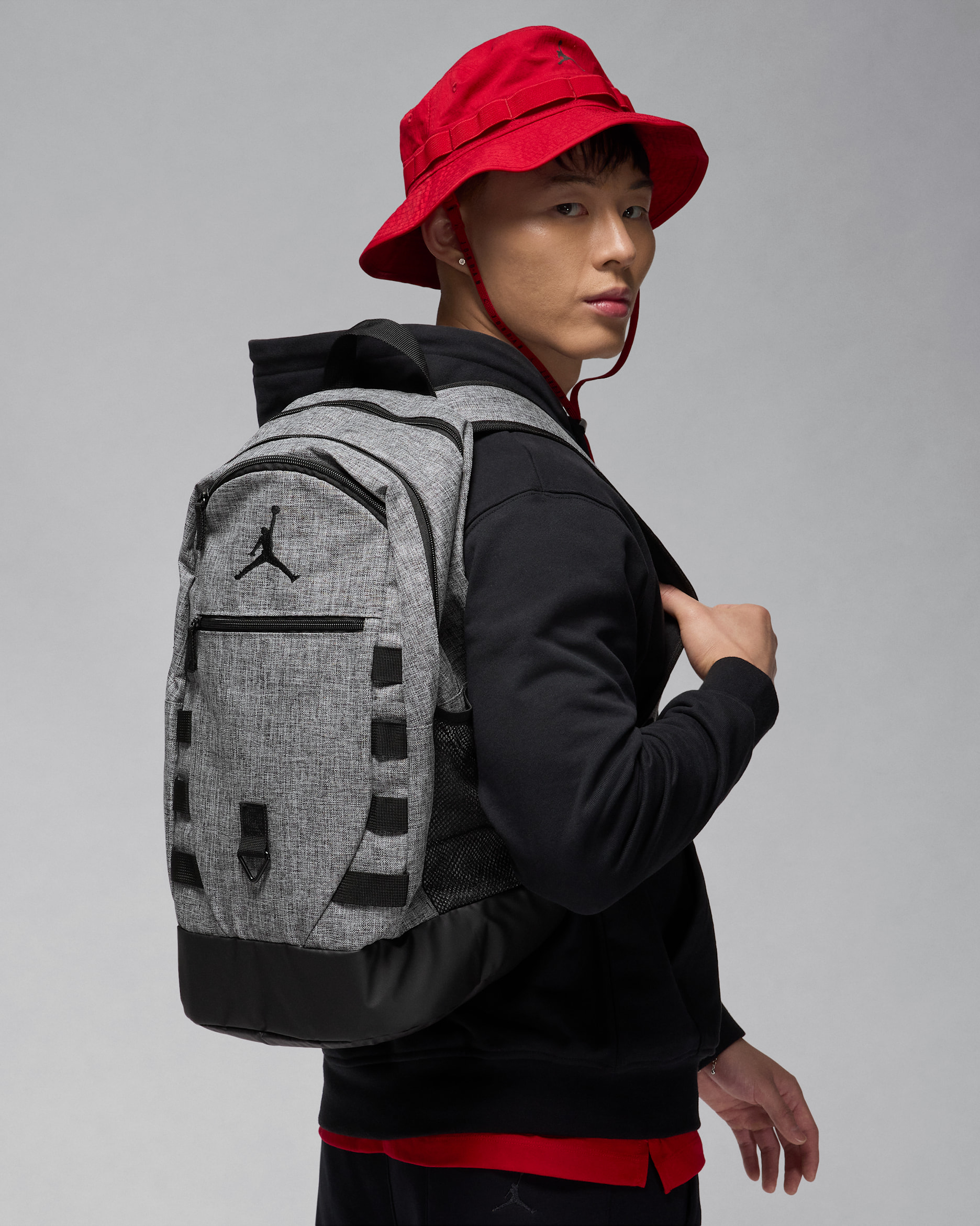 Jordan Level Backpack (40.45L) - Carbon Heather