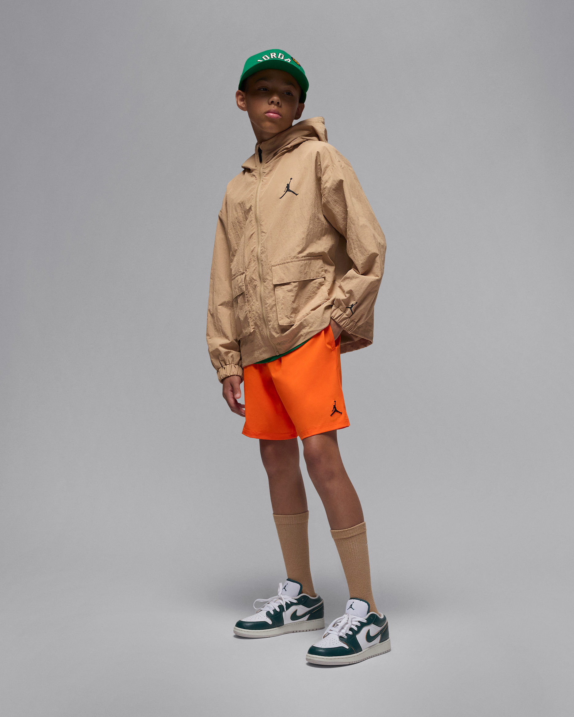 Jordan Big Kids' Jumpman Woven Play Shorts - Starfish