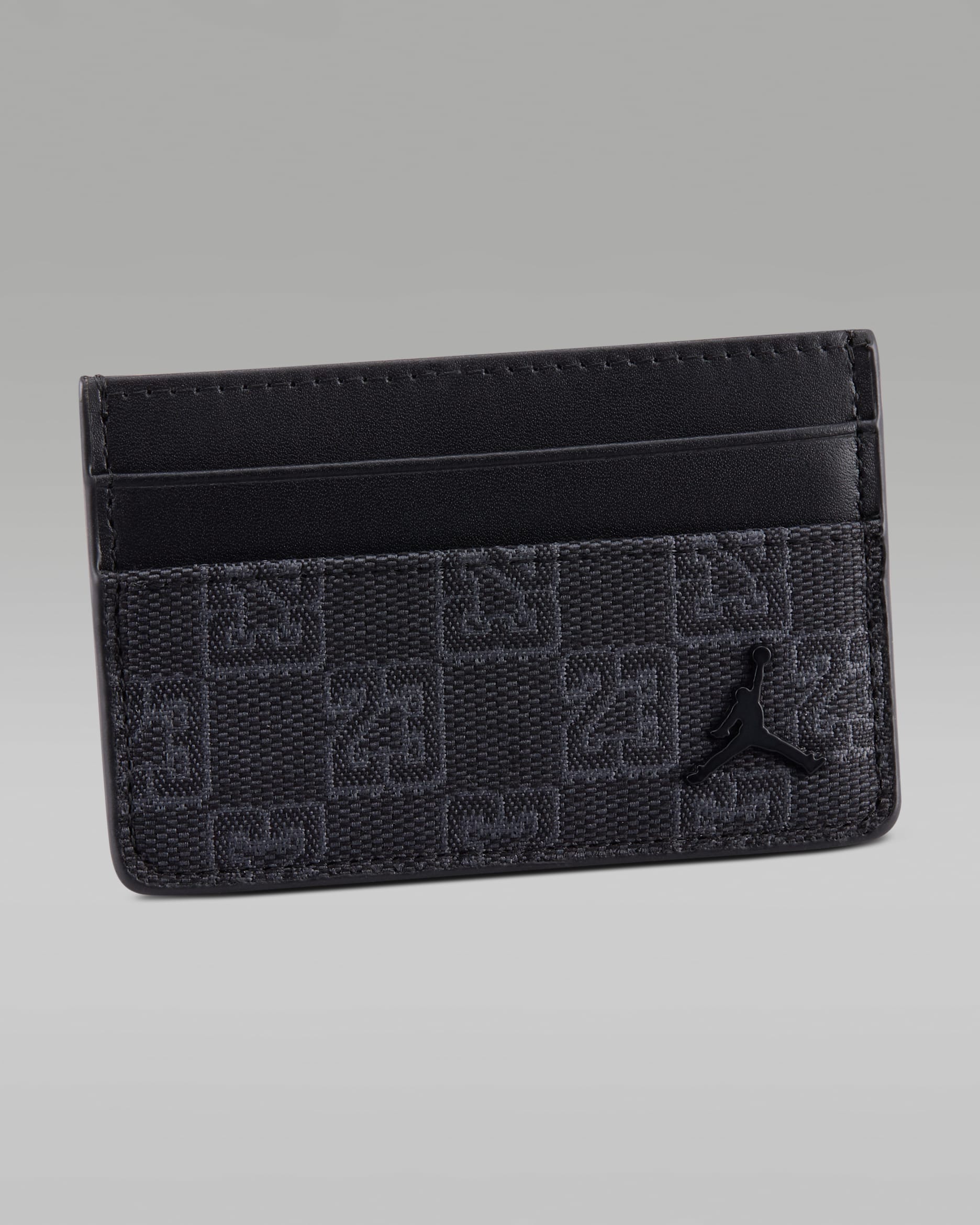 Tarjetero con monograma para hombre Jordan - Negro