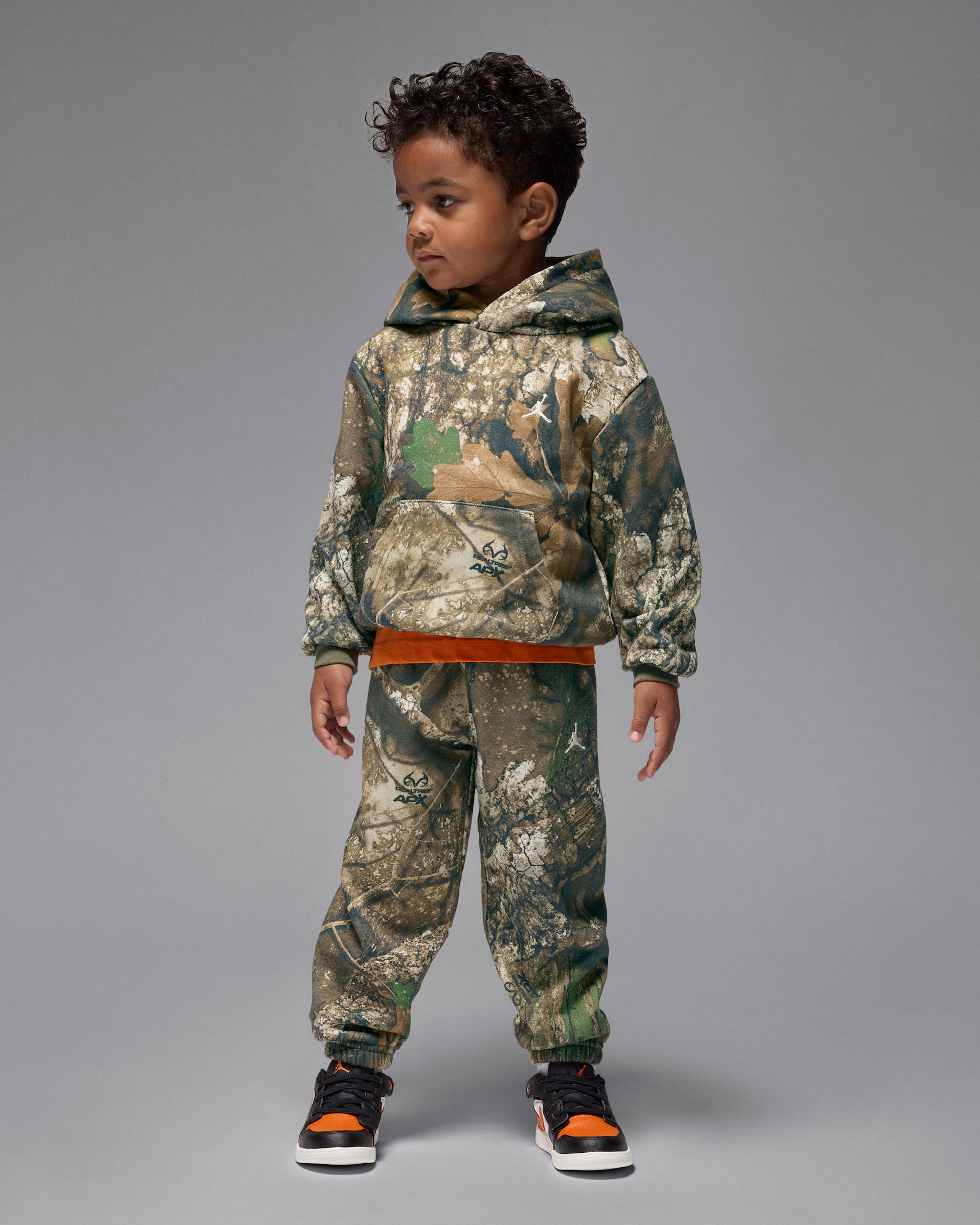 Jordan MVP Toddler Realtree 2-Piece Hoodie Set - Medium Olive