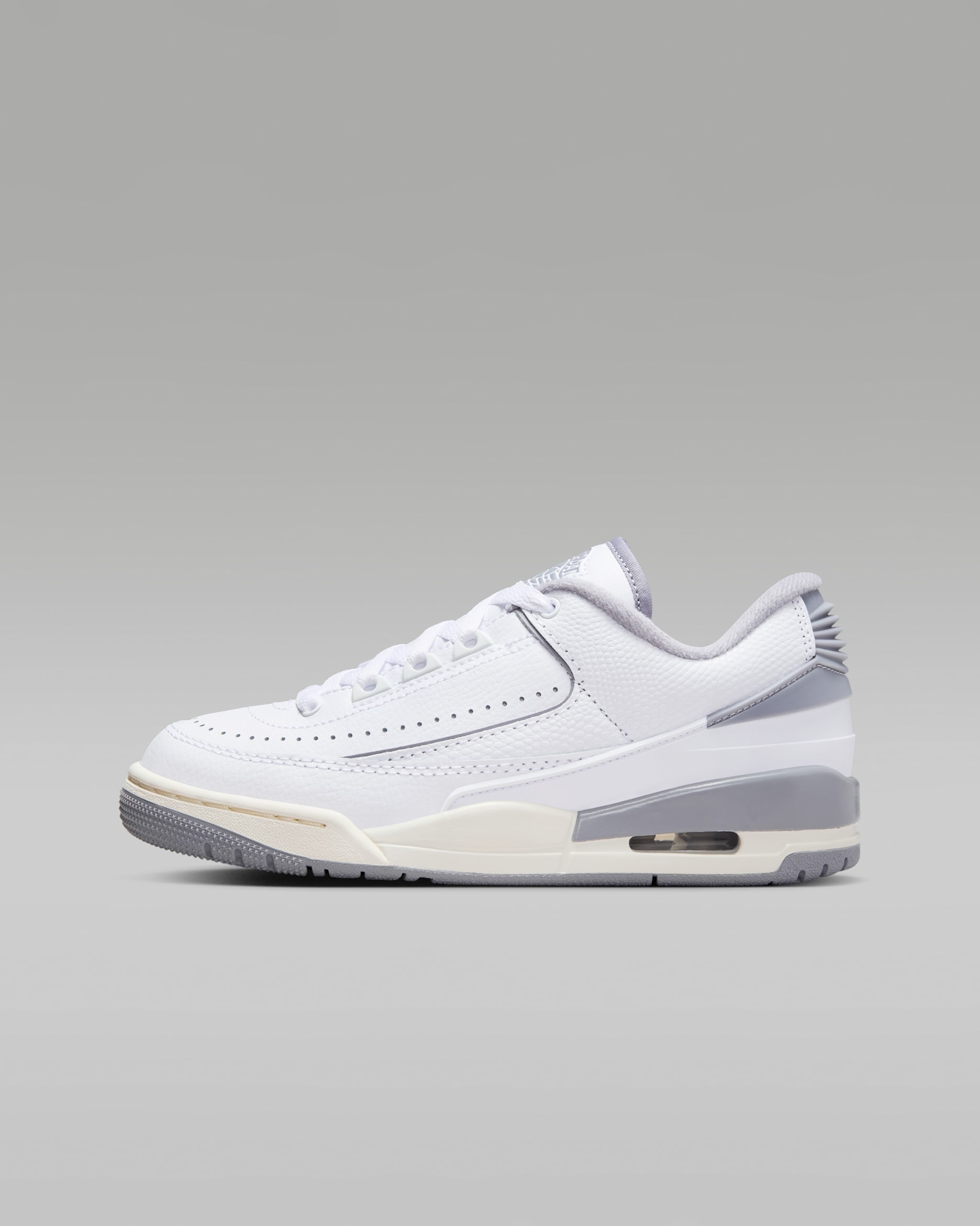 Jordan 2/3 Big Kids' Shoes - White/Sail/Cement Grey