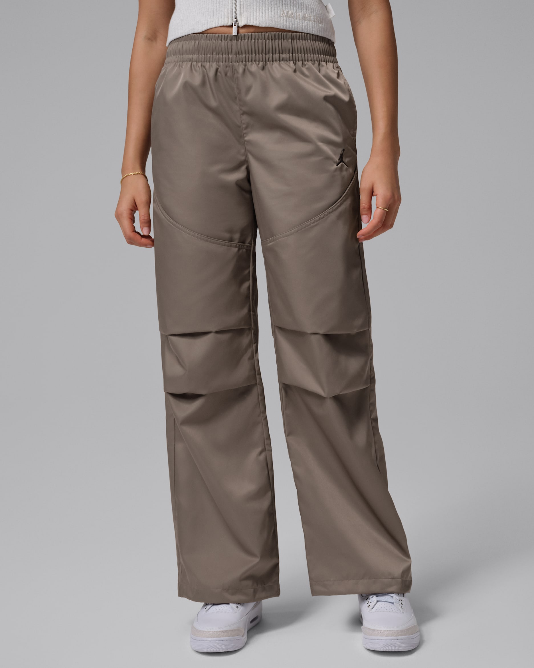 Jordan Brooklyn 女款長褲 - Olive Grey/黑色