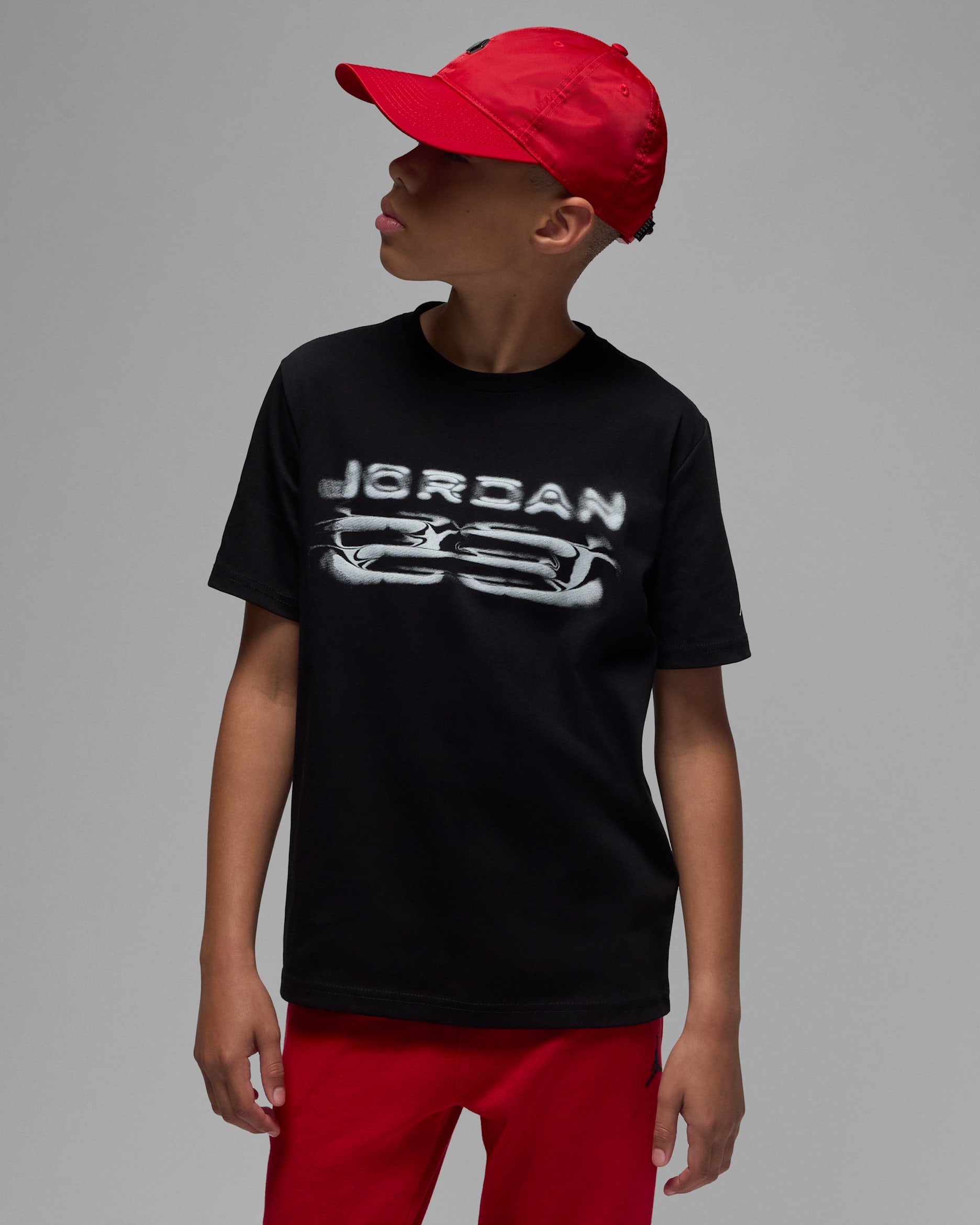 Playera Jordan 23 Jordan Sport Dri-FIT para niños talla grande - Negro